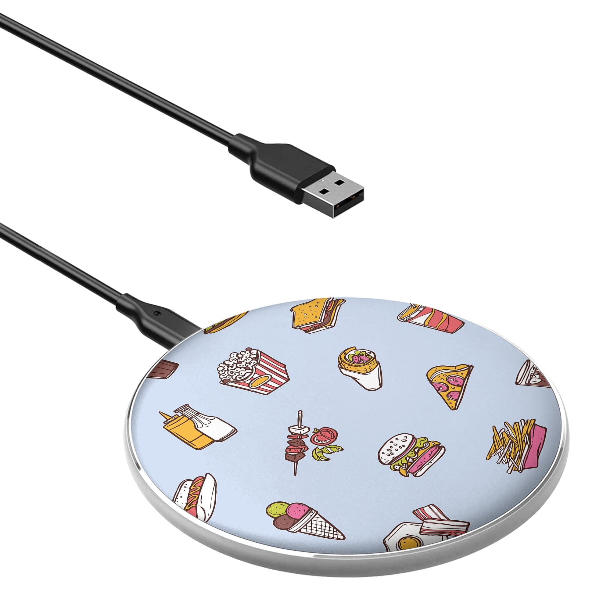 F My Diet | Junk Food Wireless Charging Pad