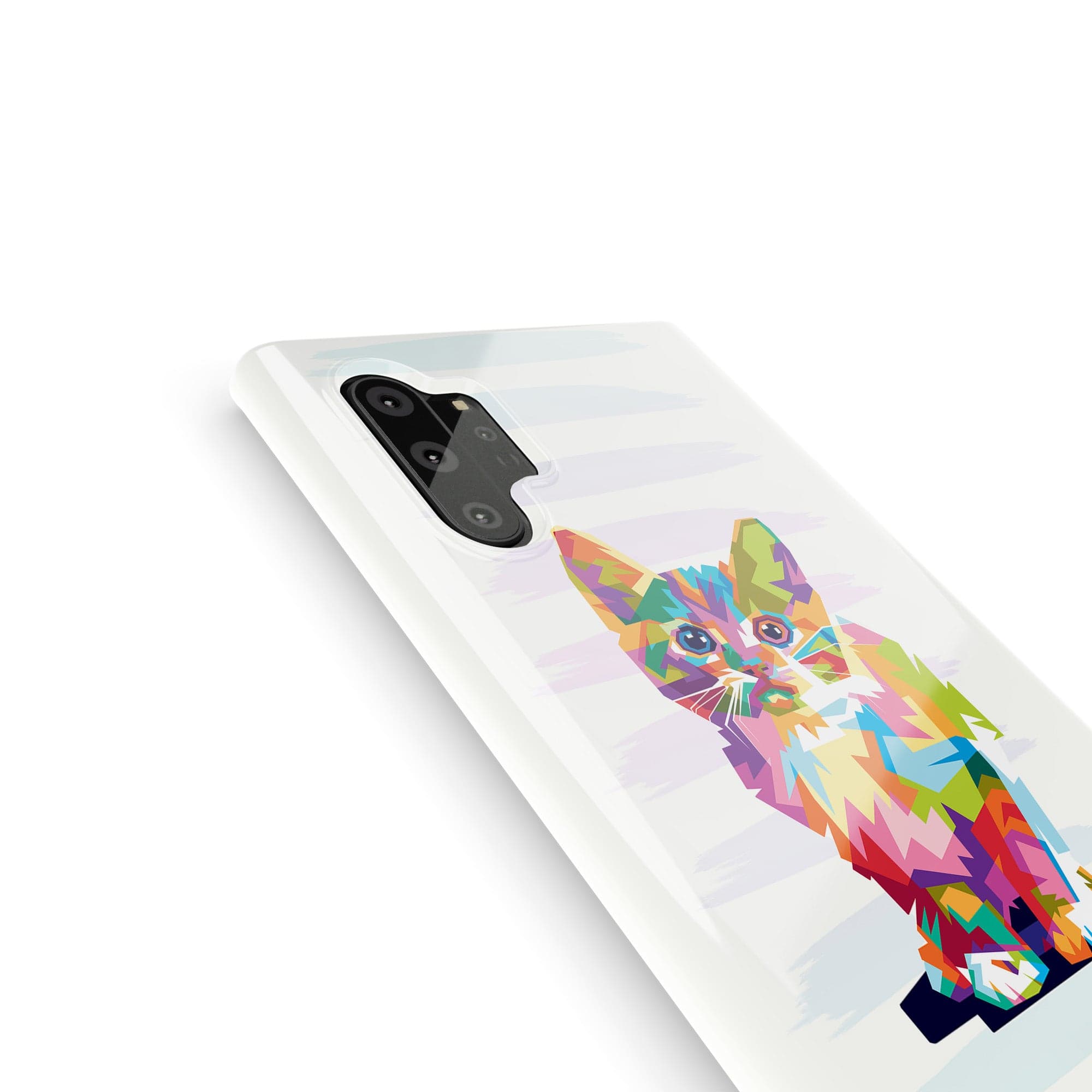 Fractal Canvas | Abstract Cat Samsung Case