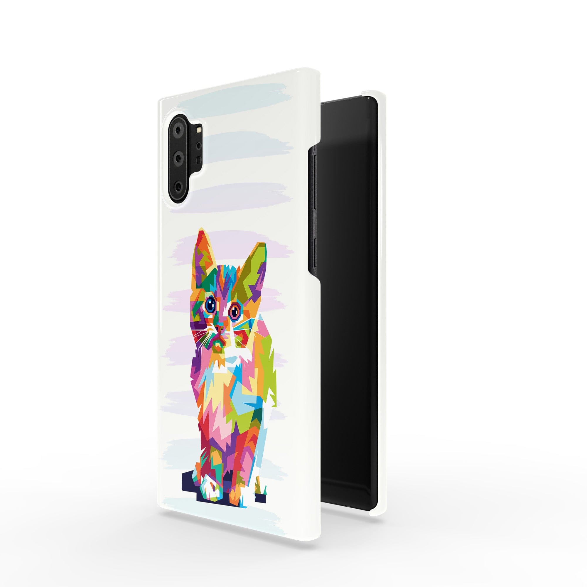 Fractal Canvas | Abstract Cat Samsung Case