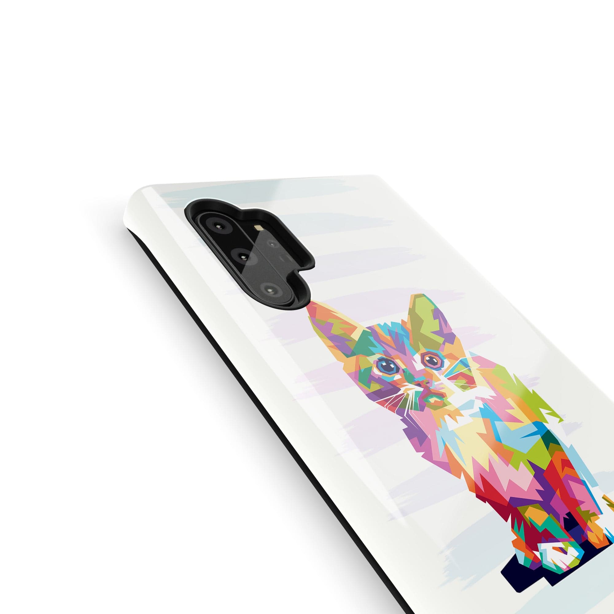 Fractal Canvas | Abstract Cat Samsung Case