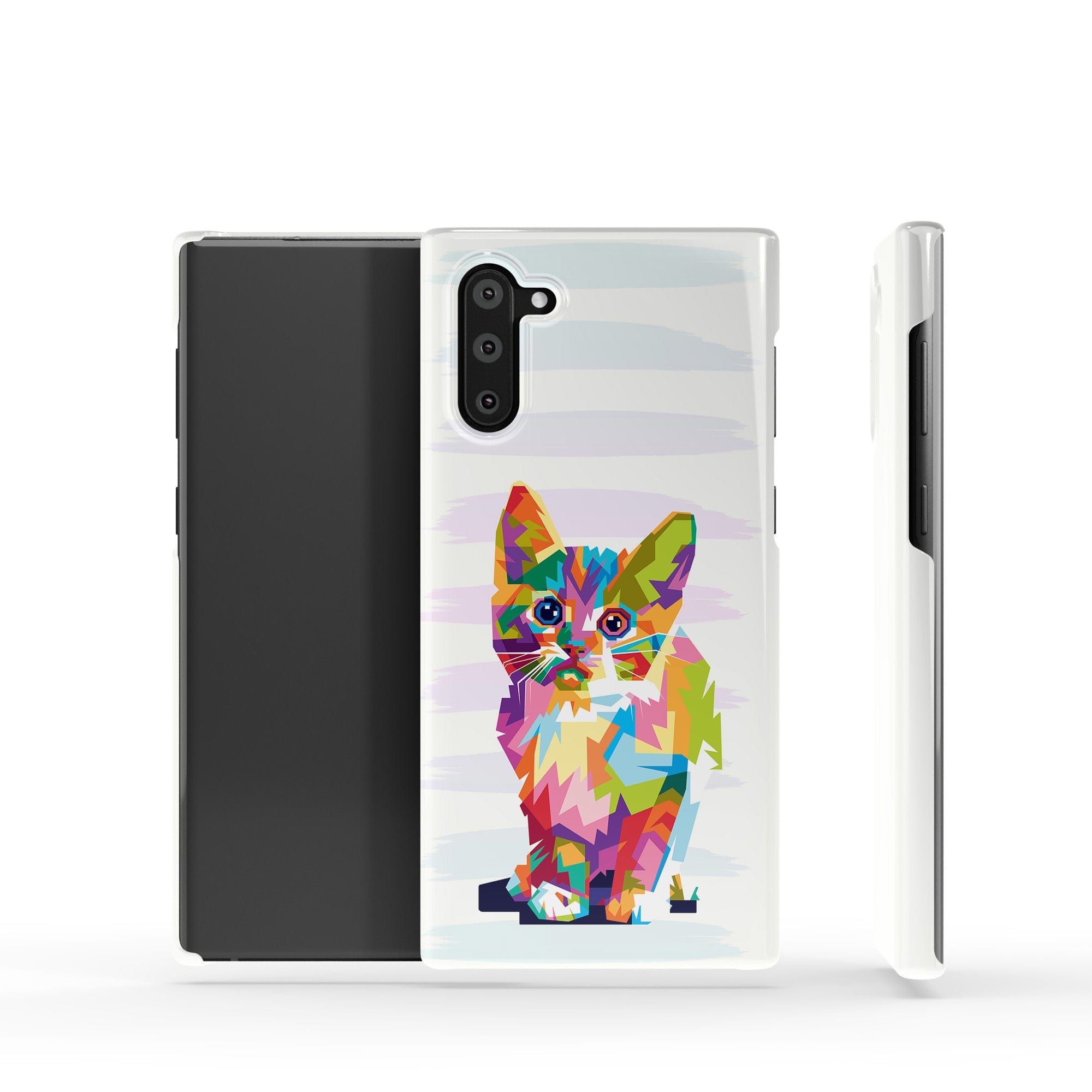 Fractal Canvas | Abstract Cat Samsung Case