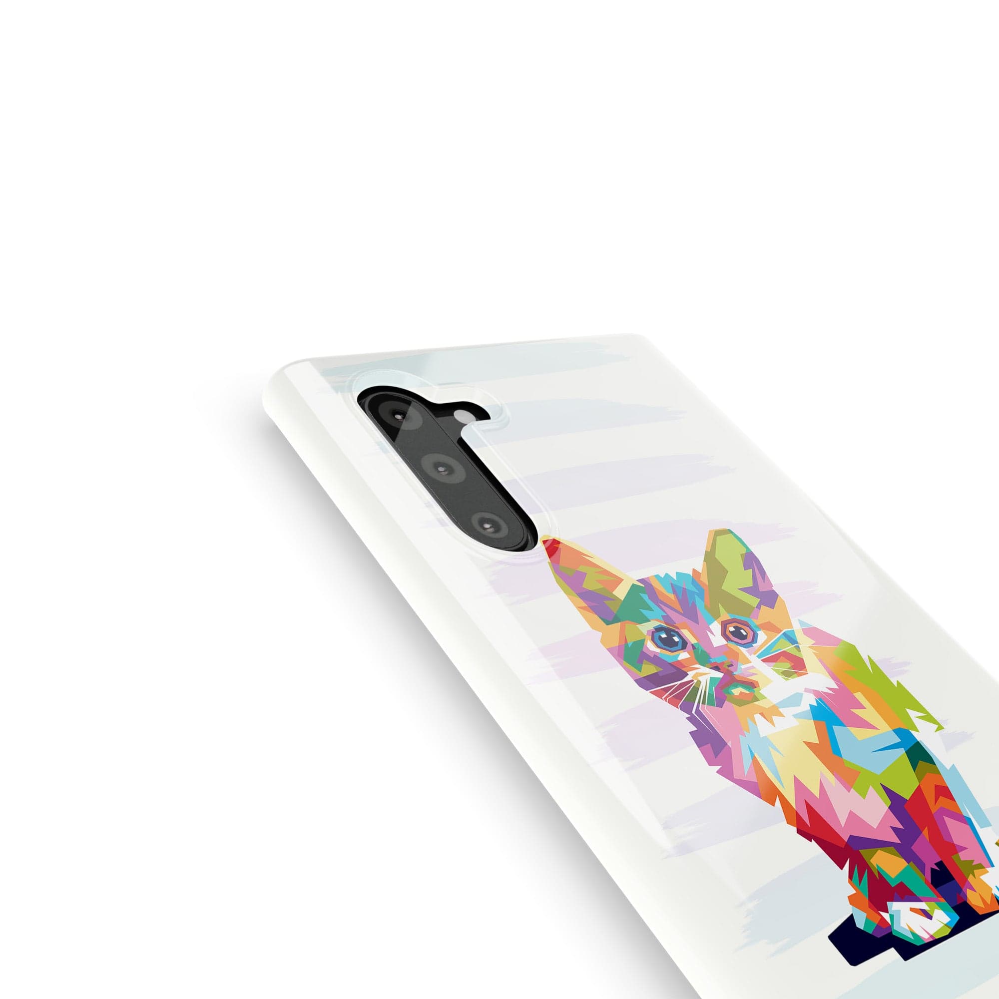 Fractal Canvas | Abstract Cat Samsung Case