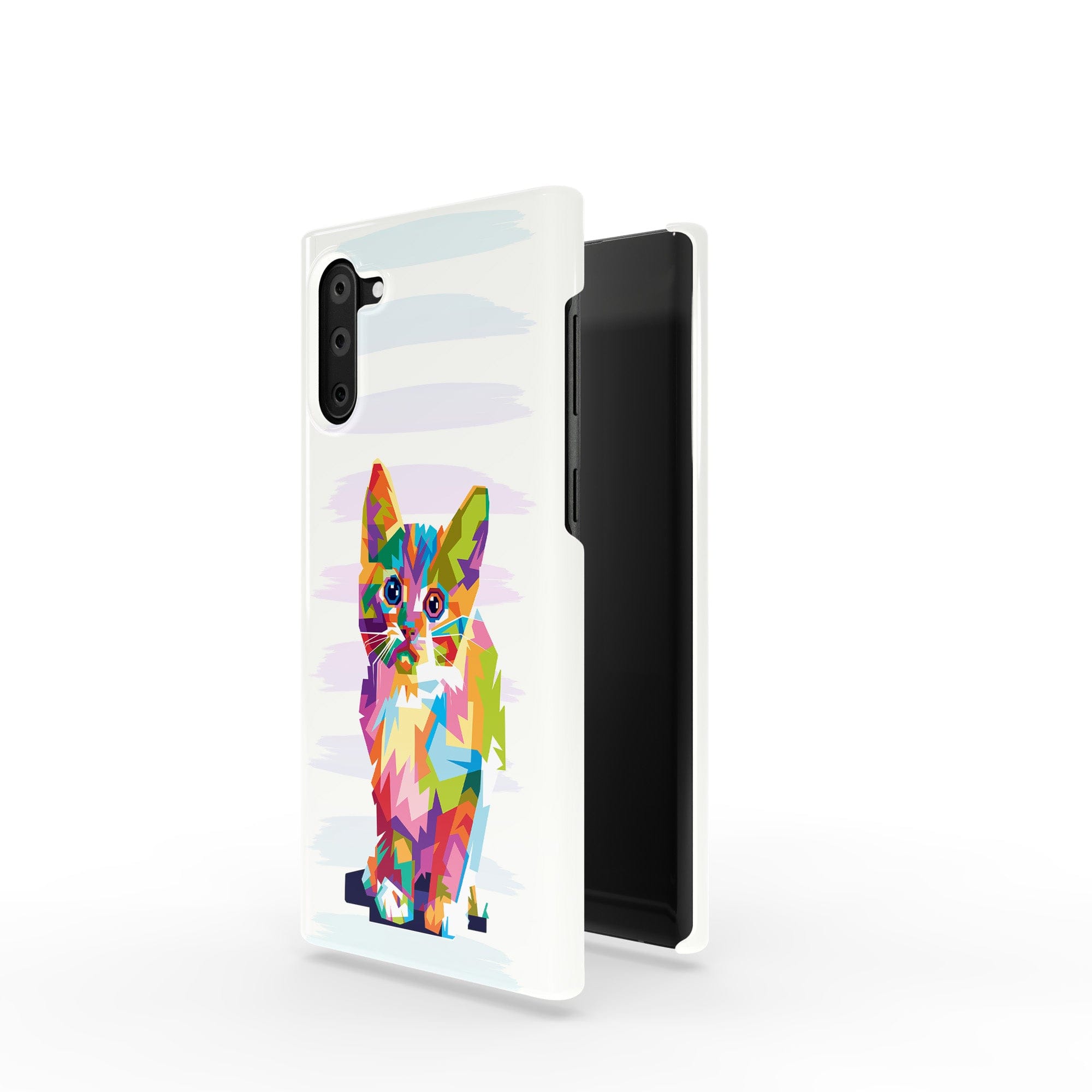 Fractal Canvas | Abstract Cat Samsung Case