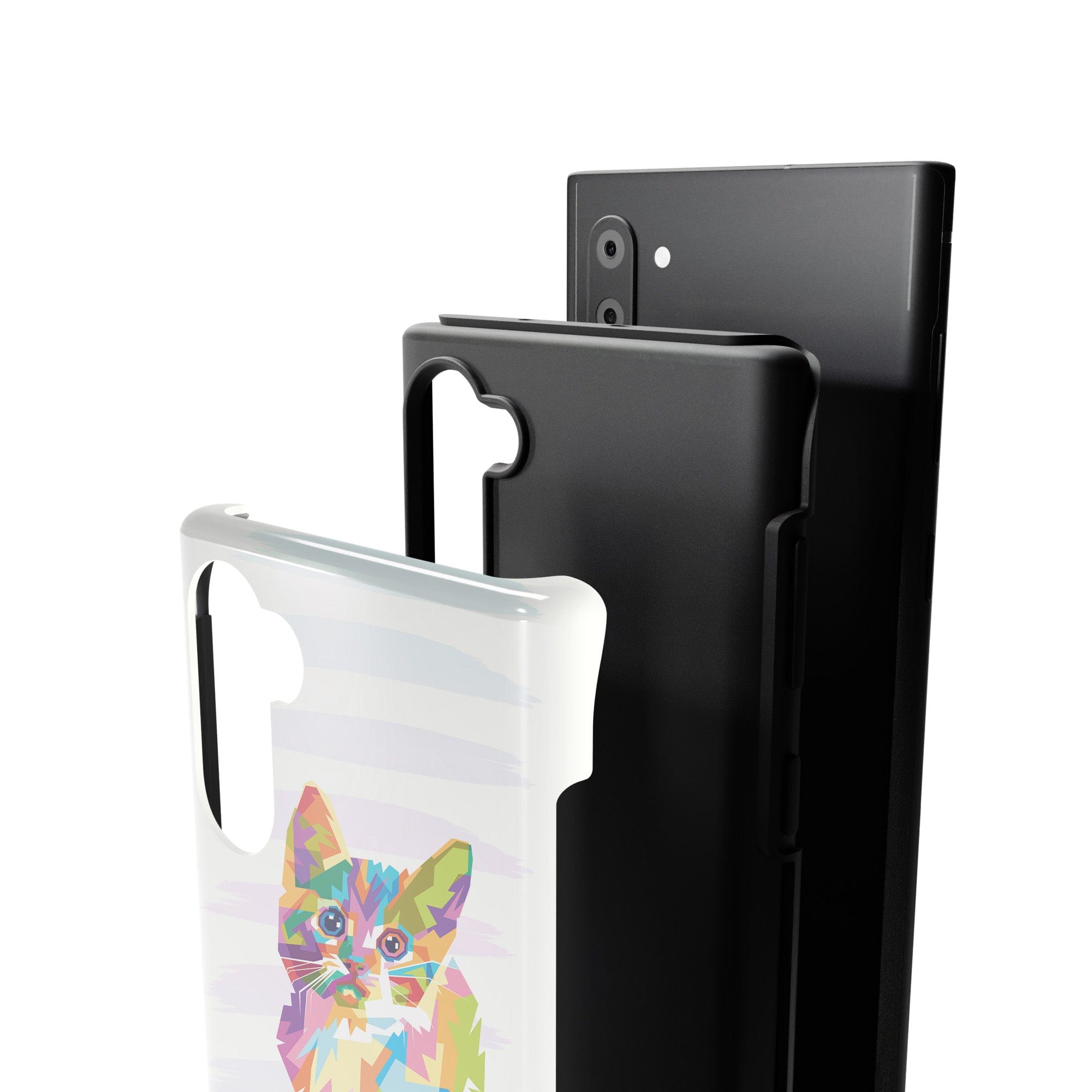 Fractal Canvas | Abstract Cat Samsung Case