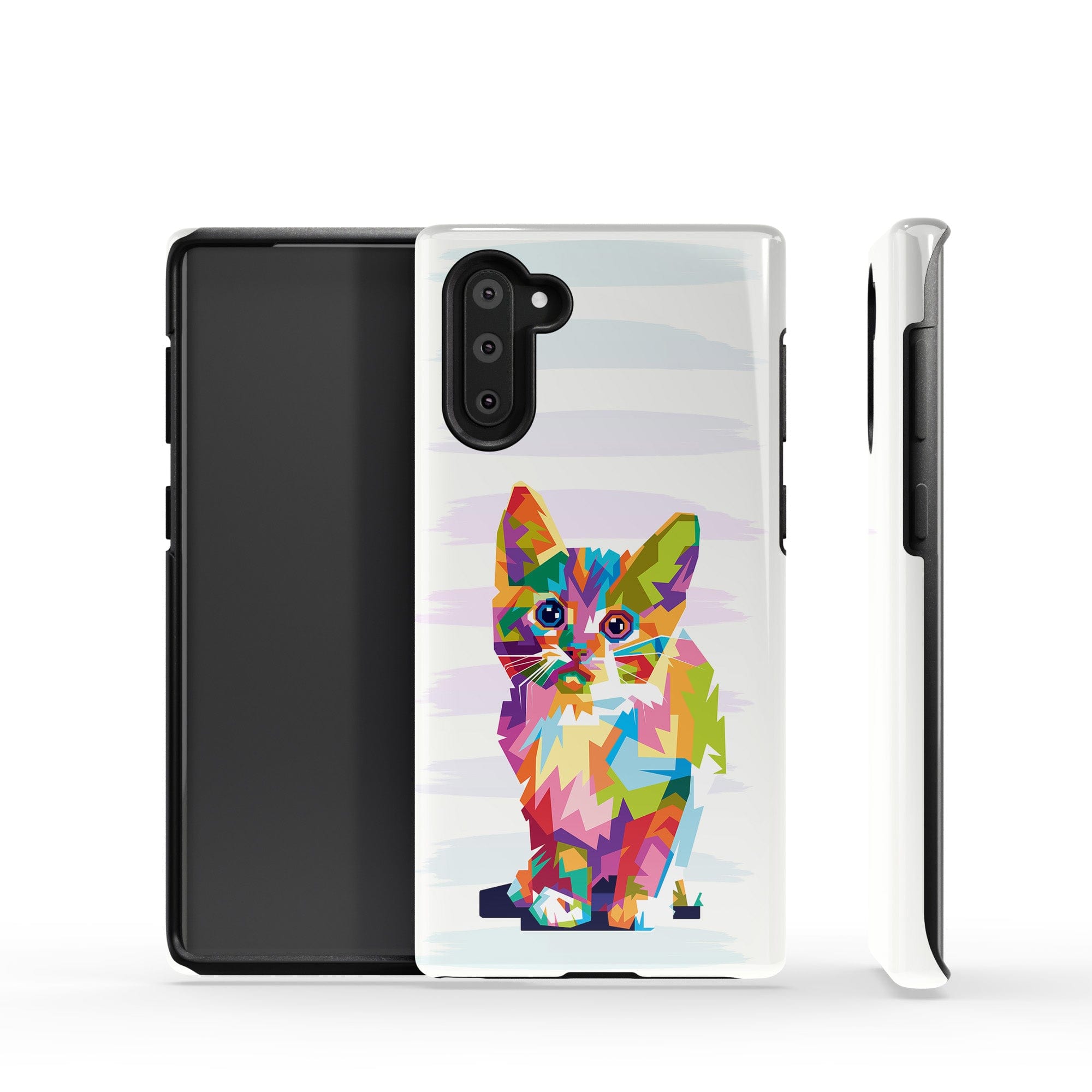 Fractal Canvas | Abstract Cat Samsung Case