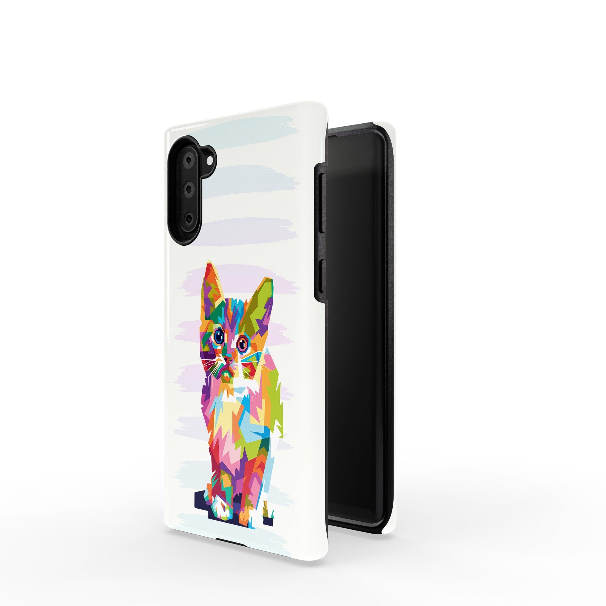 Fractal Canvas | Abstract Cat Samsung Case