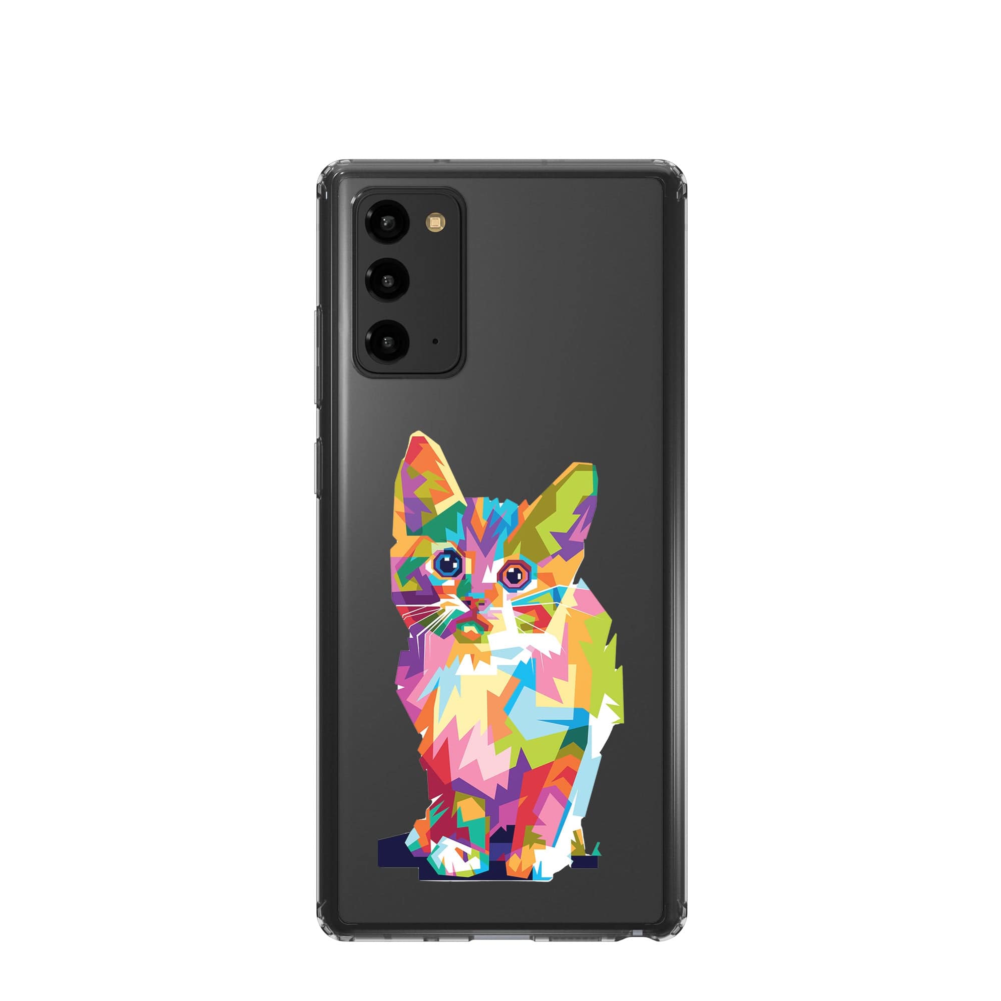 Fractal Canvas | Abstract Cat Samsung Case