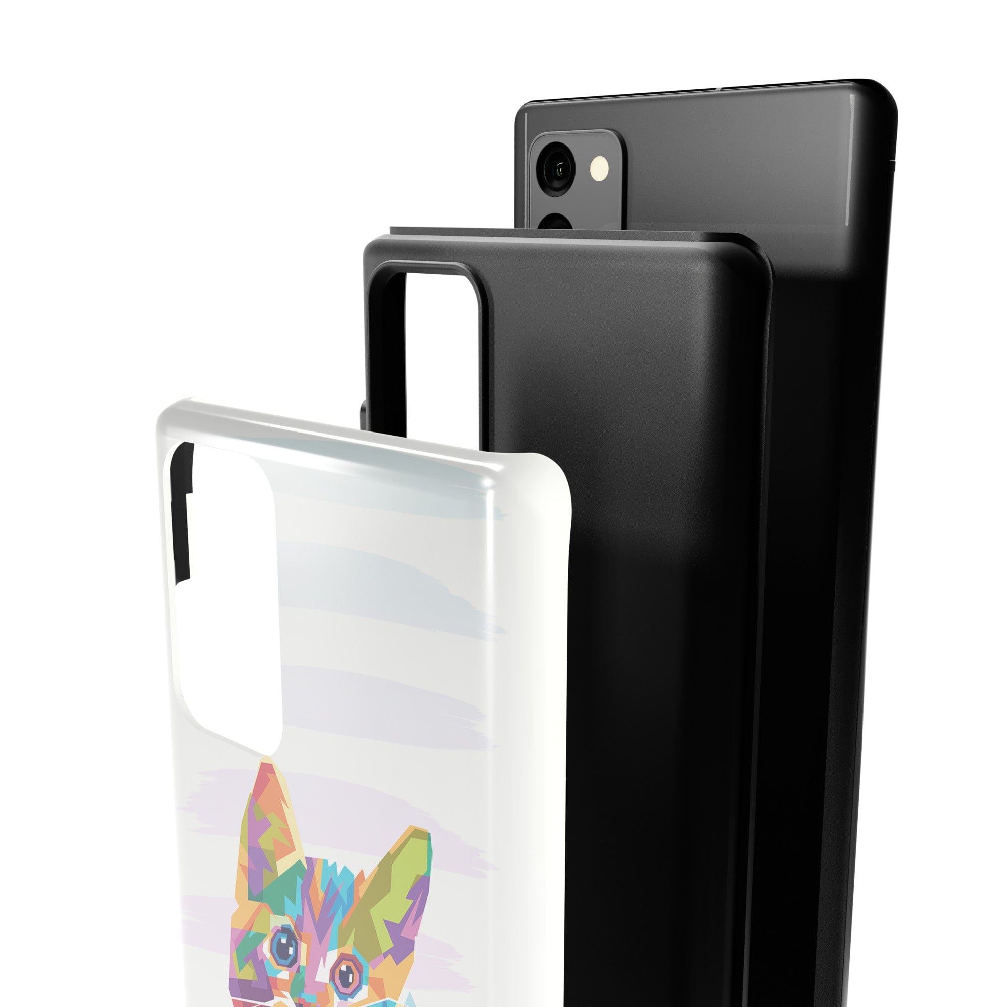 Fractal Canvas | Abstract Cat Samsung Case