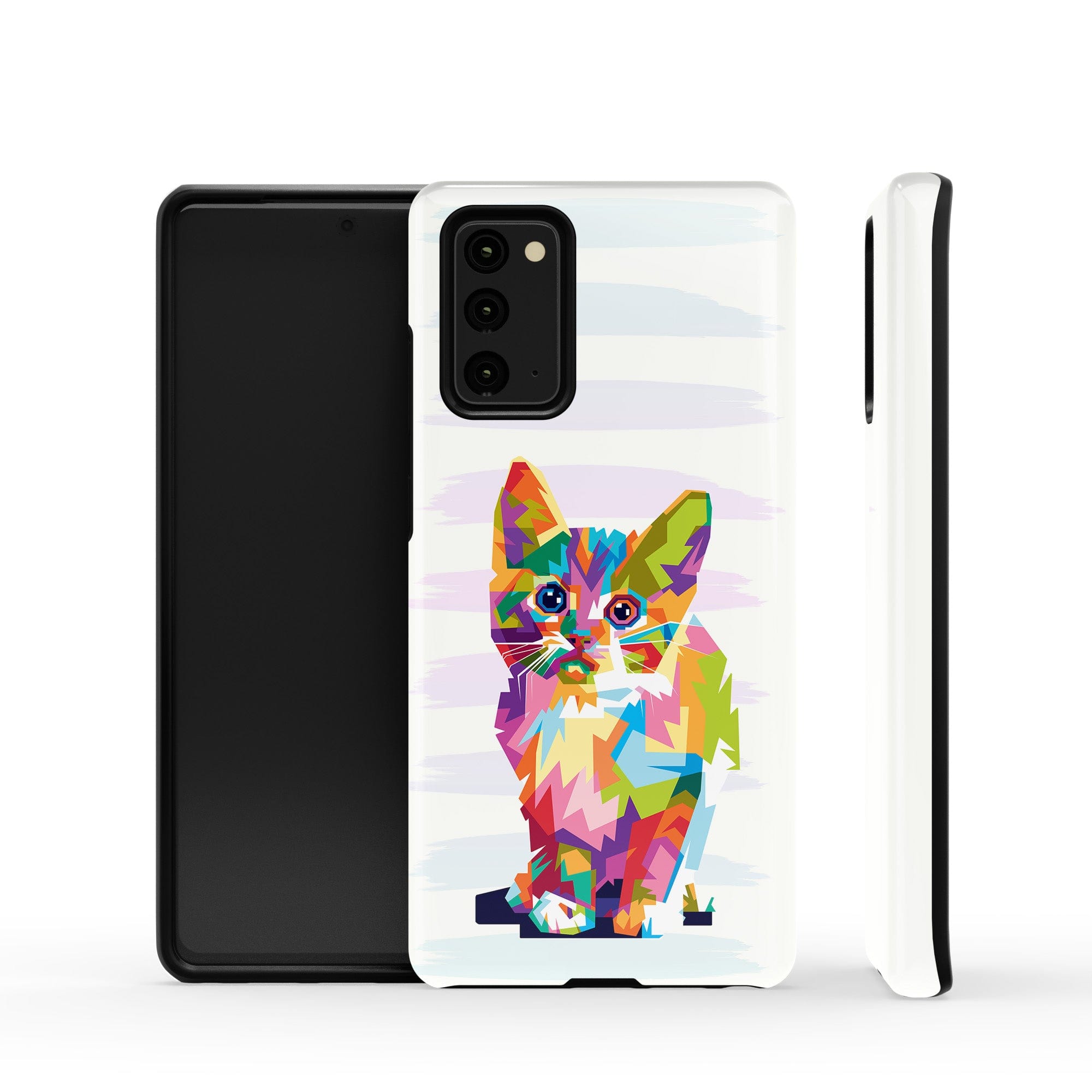 Fractal Canvas | Abstract Cat Samsung Case