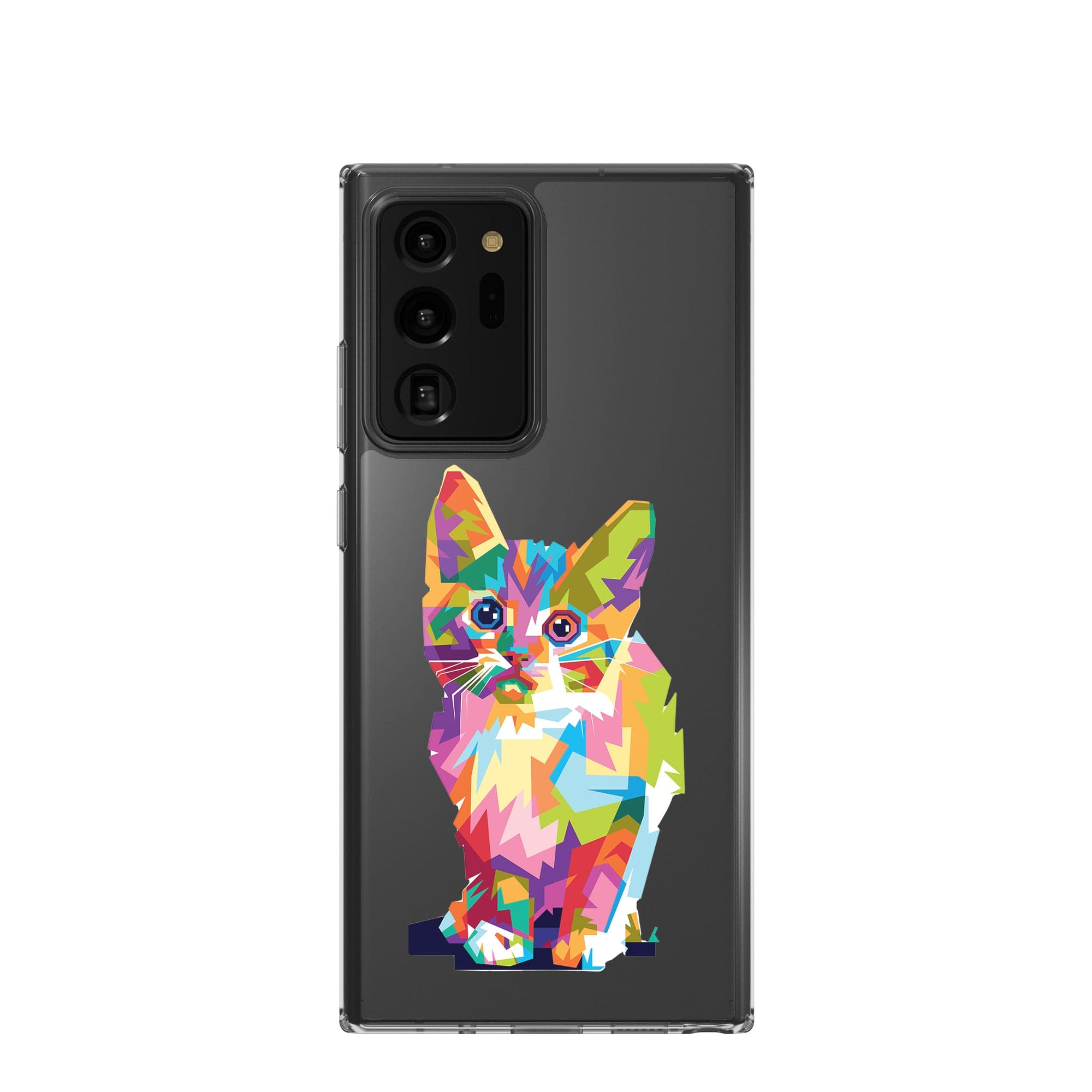 Fractal Canvas | Abstract Cat Samsung Case