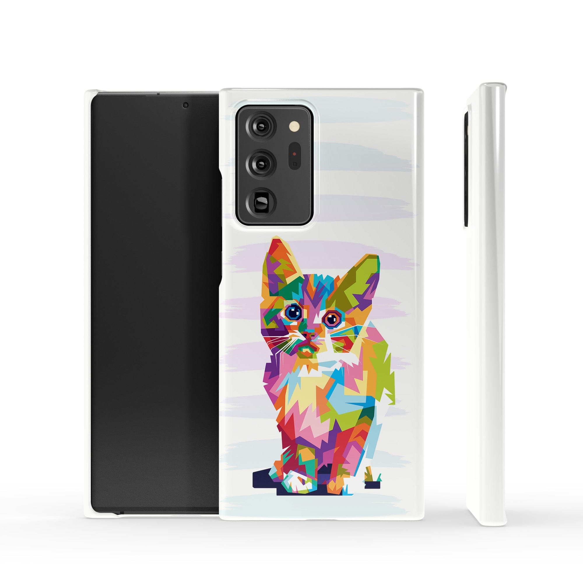 Fractal Canvas | Abstract Cat Samsung Case