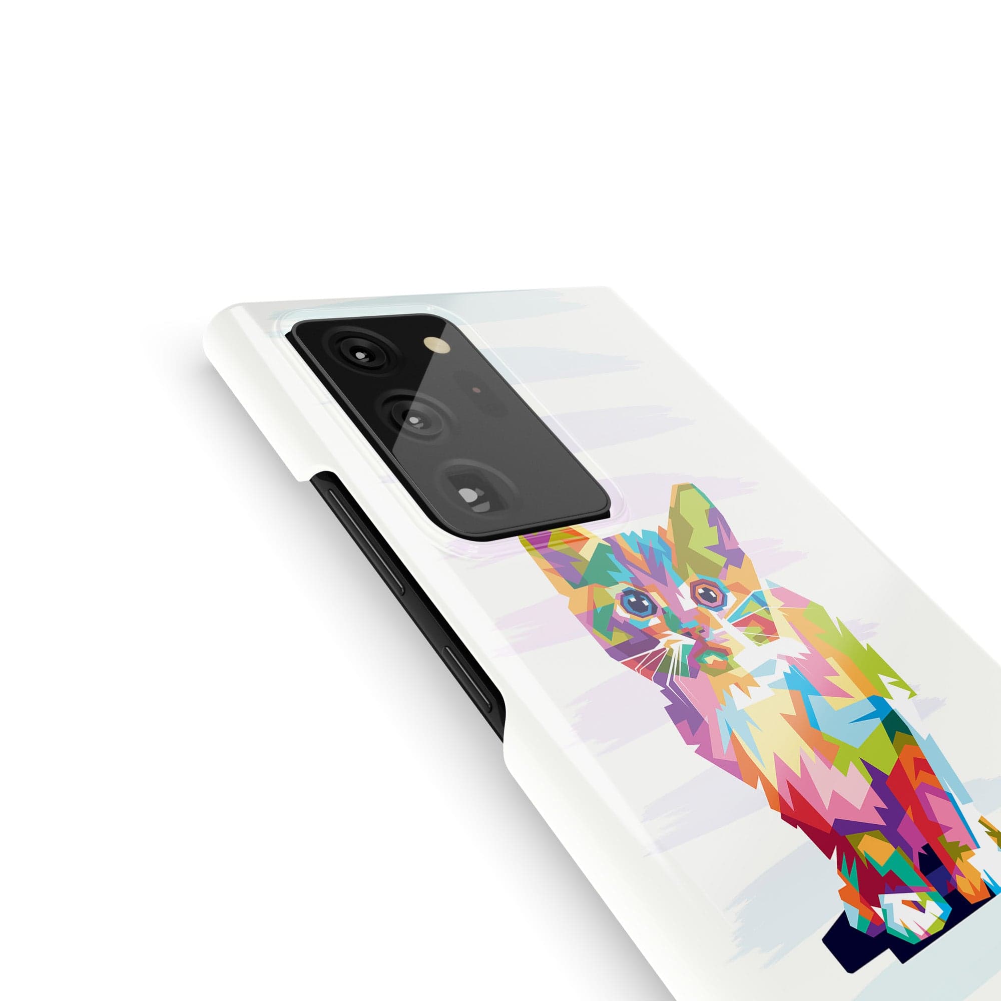 Fractal Canvas | Abstract Cat Samsung Case