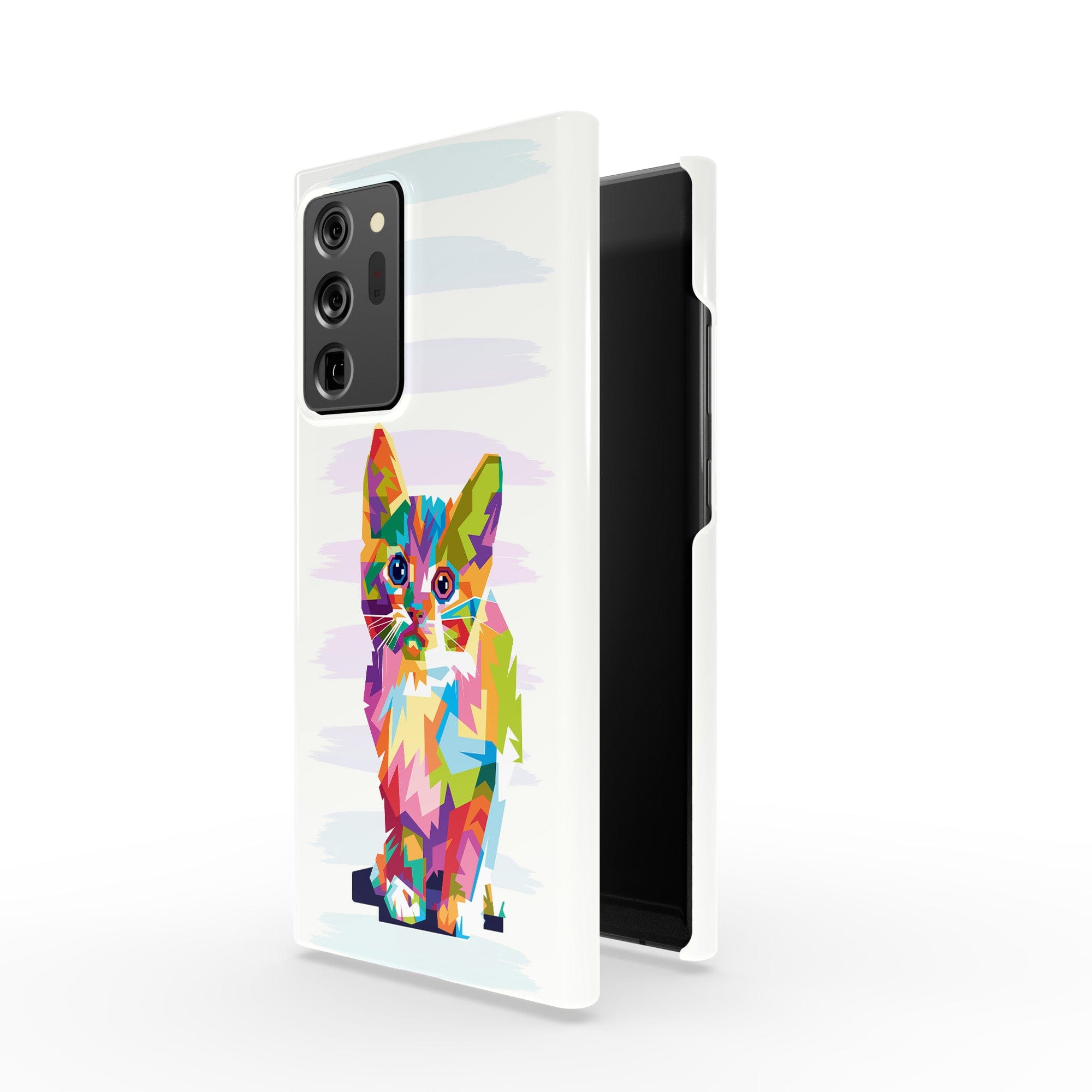 Fractal Canvas | Abstract Cat Samsung Case