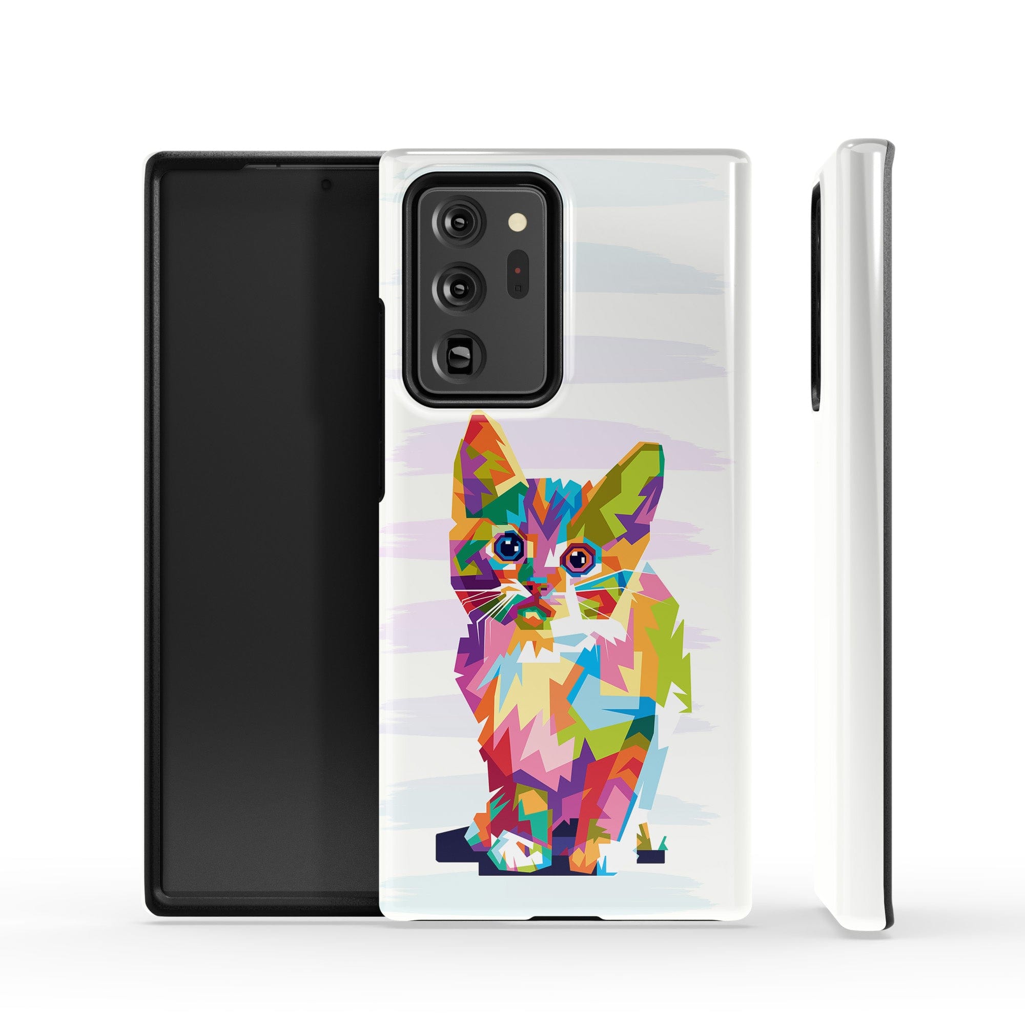 Fractal Canvas | Abstract Cat Samsung Case
