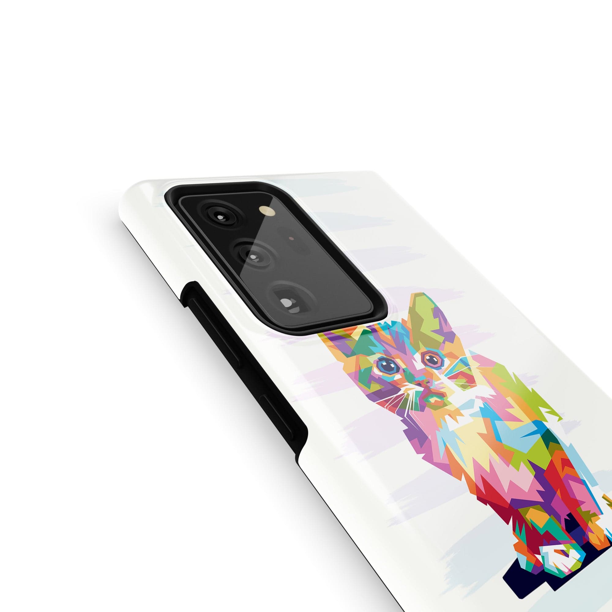 Fractal Canvas | Abstract Cat Samsung Case