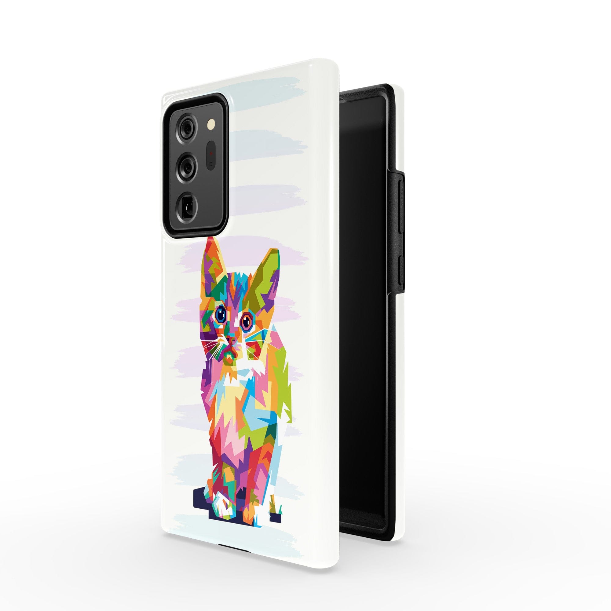 Fractal Canvas | Abstract Cat Samsung Case