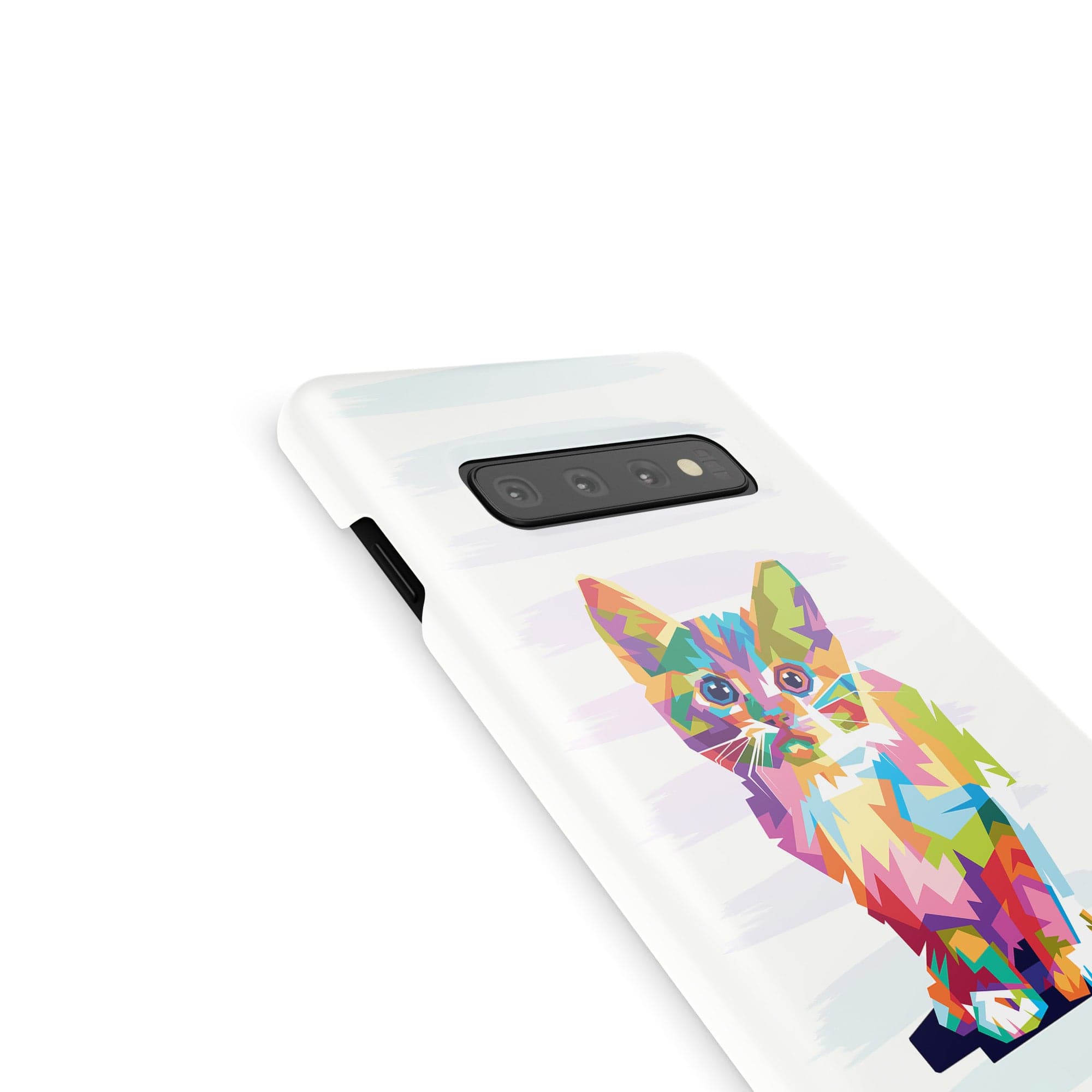 Fractal Canvas | Abstract Cat Samsung Case