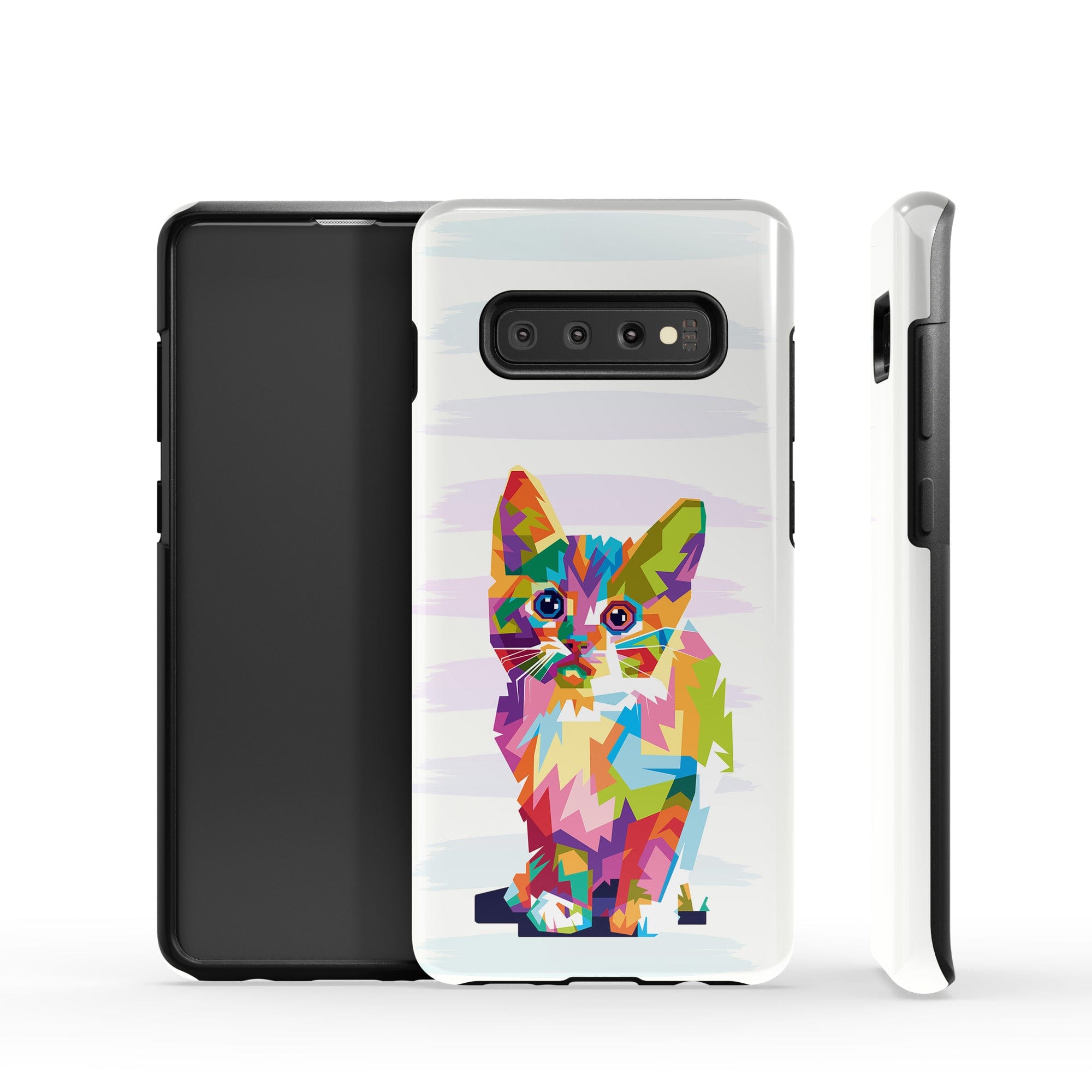 Fractal Canvas | Abstract Cat Samsung Case