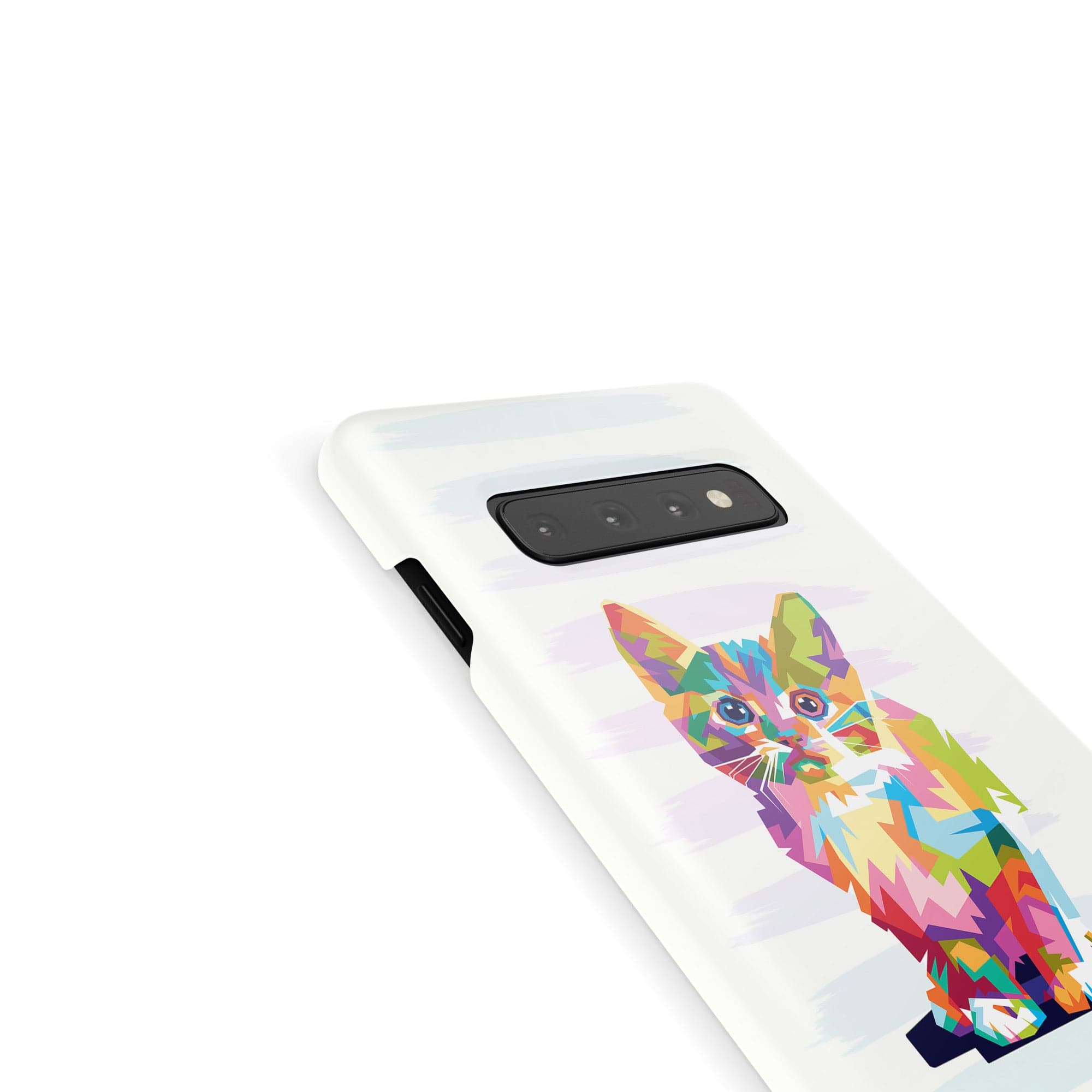 Fractal Canvas | Abstract Cat Samsung Case