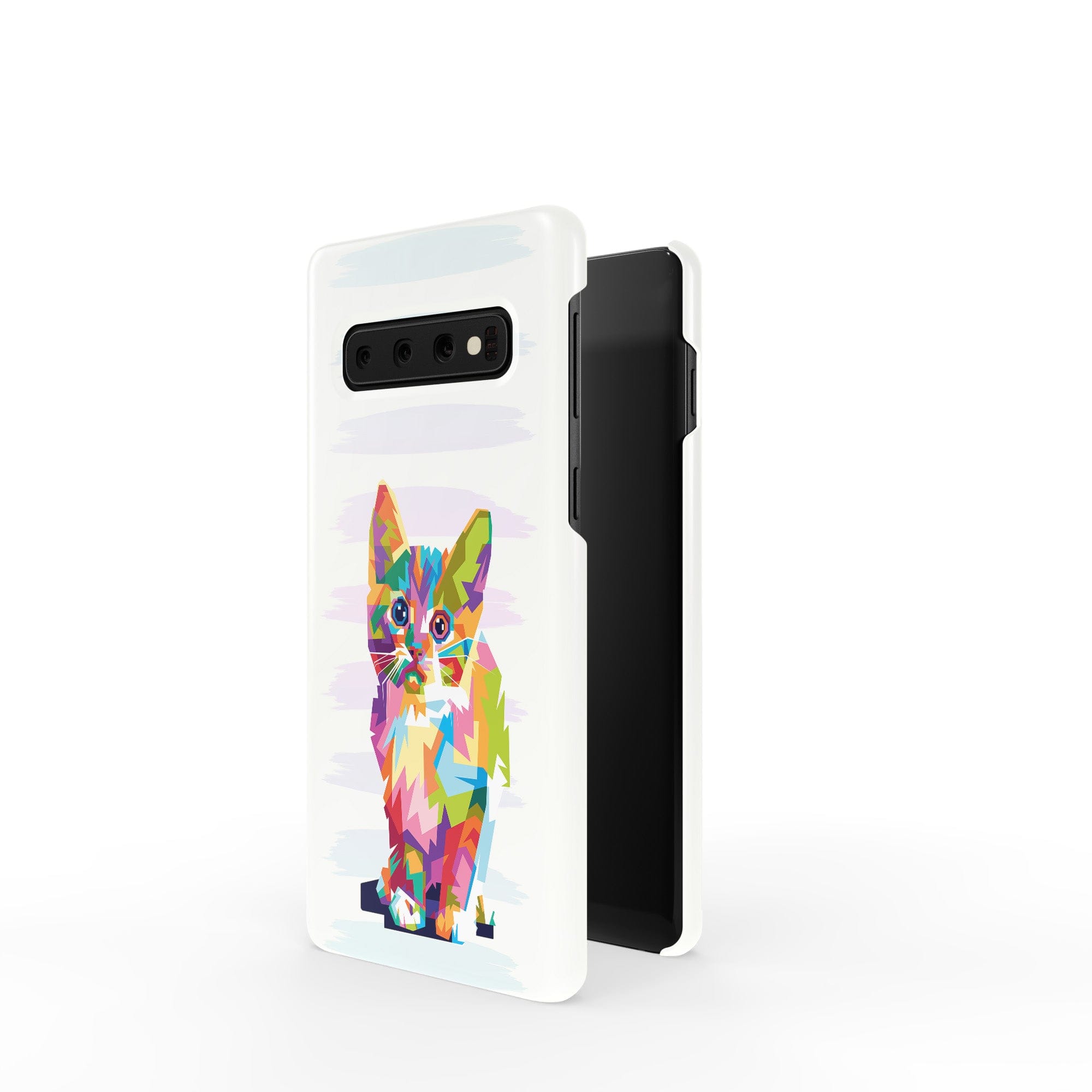 Fractal Canvas | Abstract Cat Samsung Case