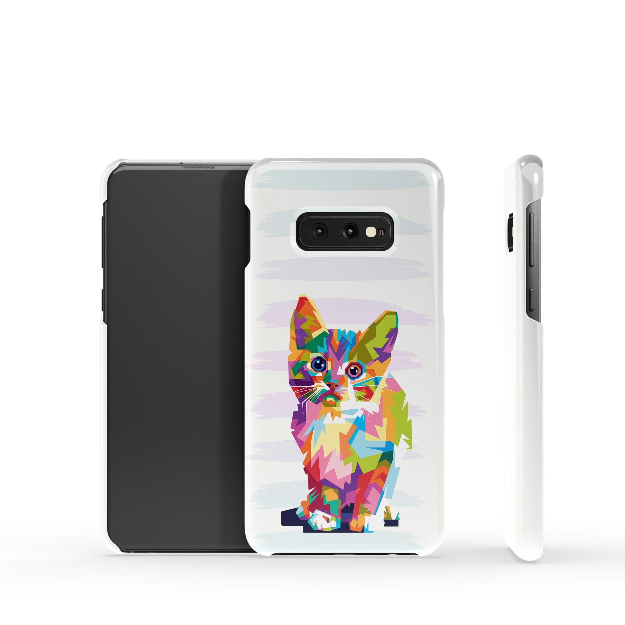 Fractal Canvas | Abstract Cat Samsung Case