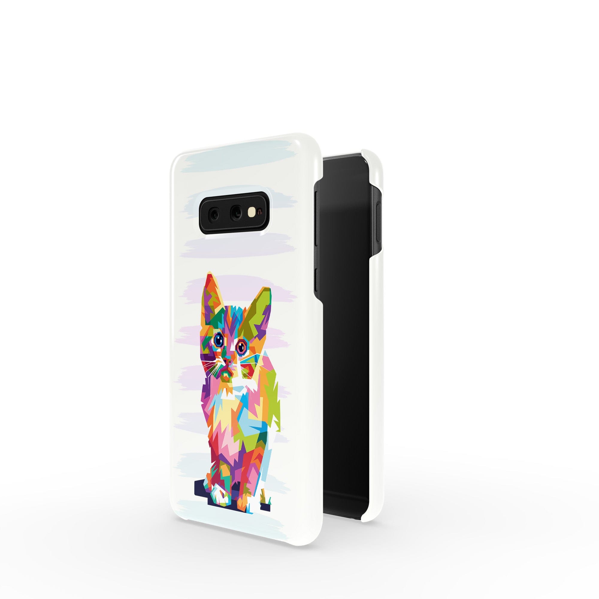 Fractal Canvas | Abstract Cat Samsung Case