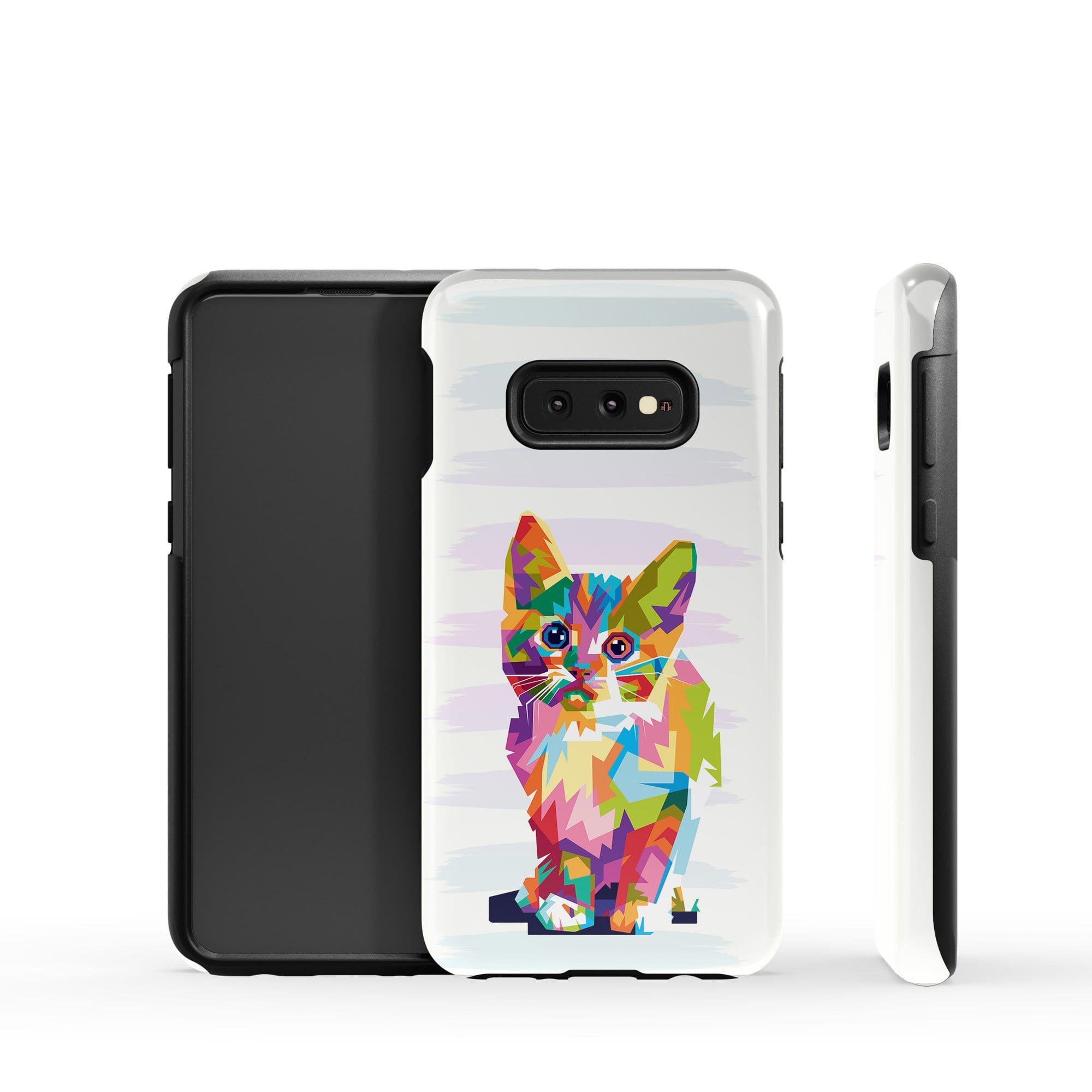 Fractal Canvas | Abstract Cat Samsung Case