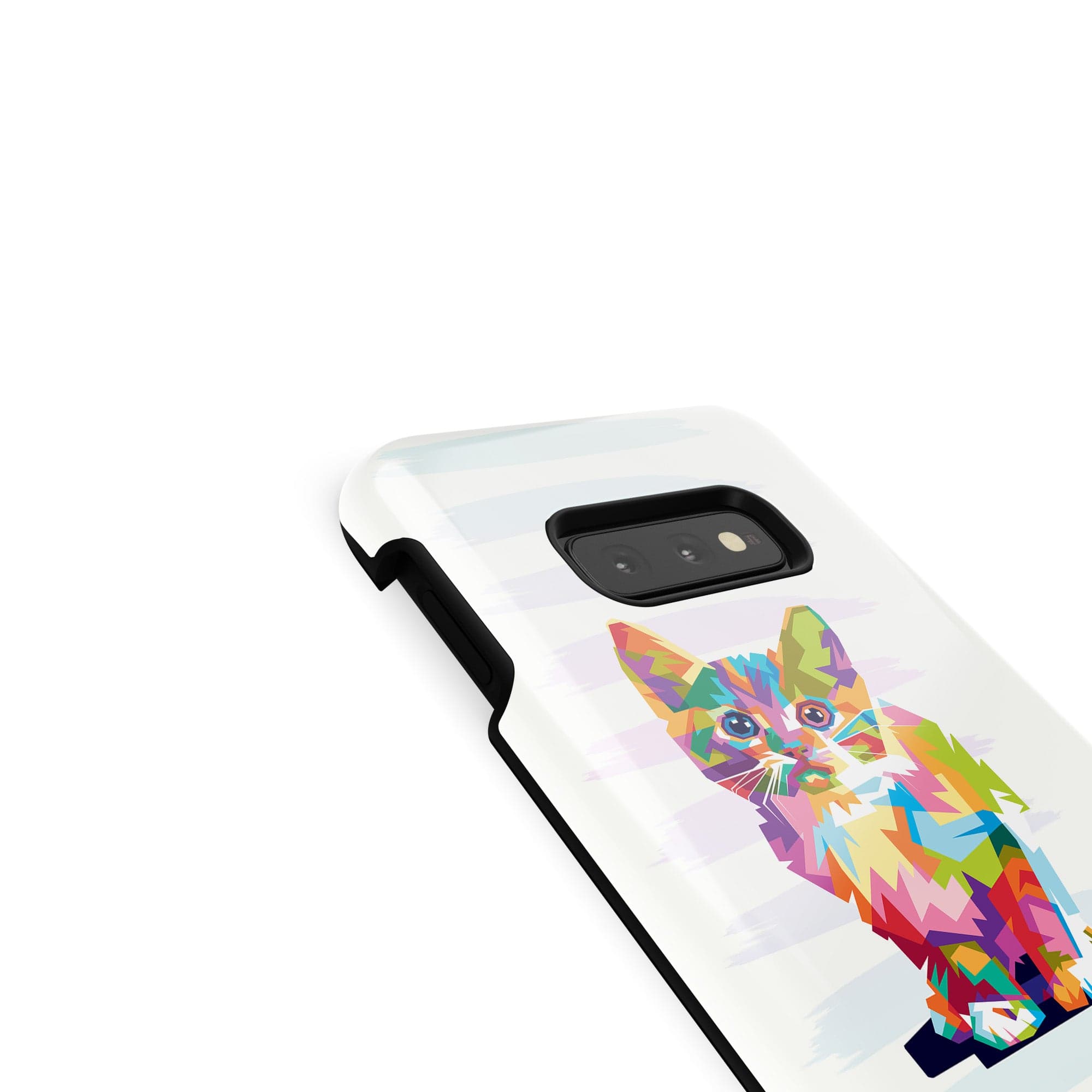 Fractal Canvas | Abstract Cat Samsung Case