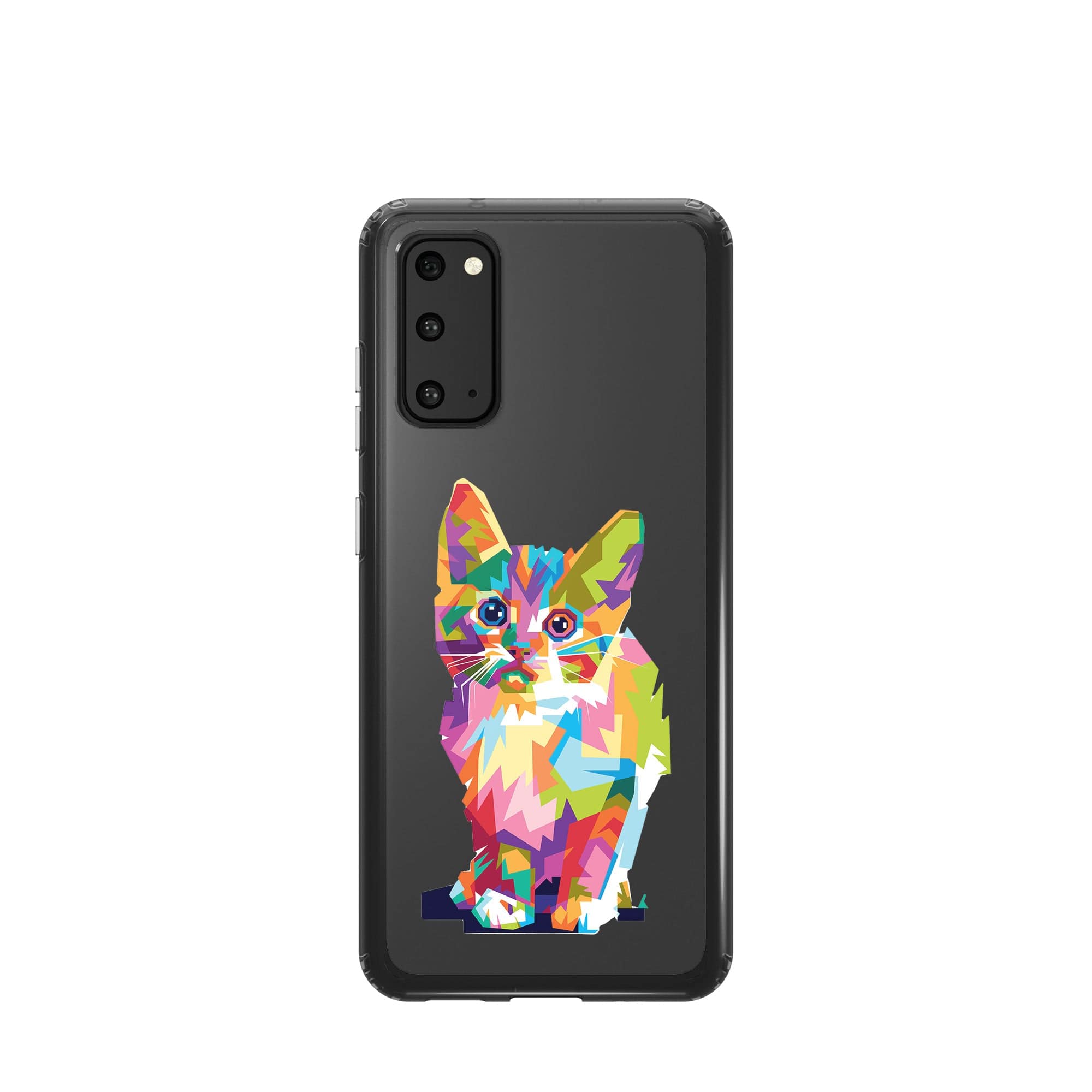 Fractal Canvas | Abstract Cat Samsung Case