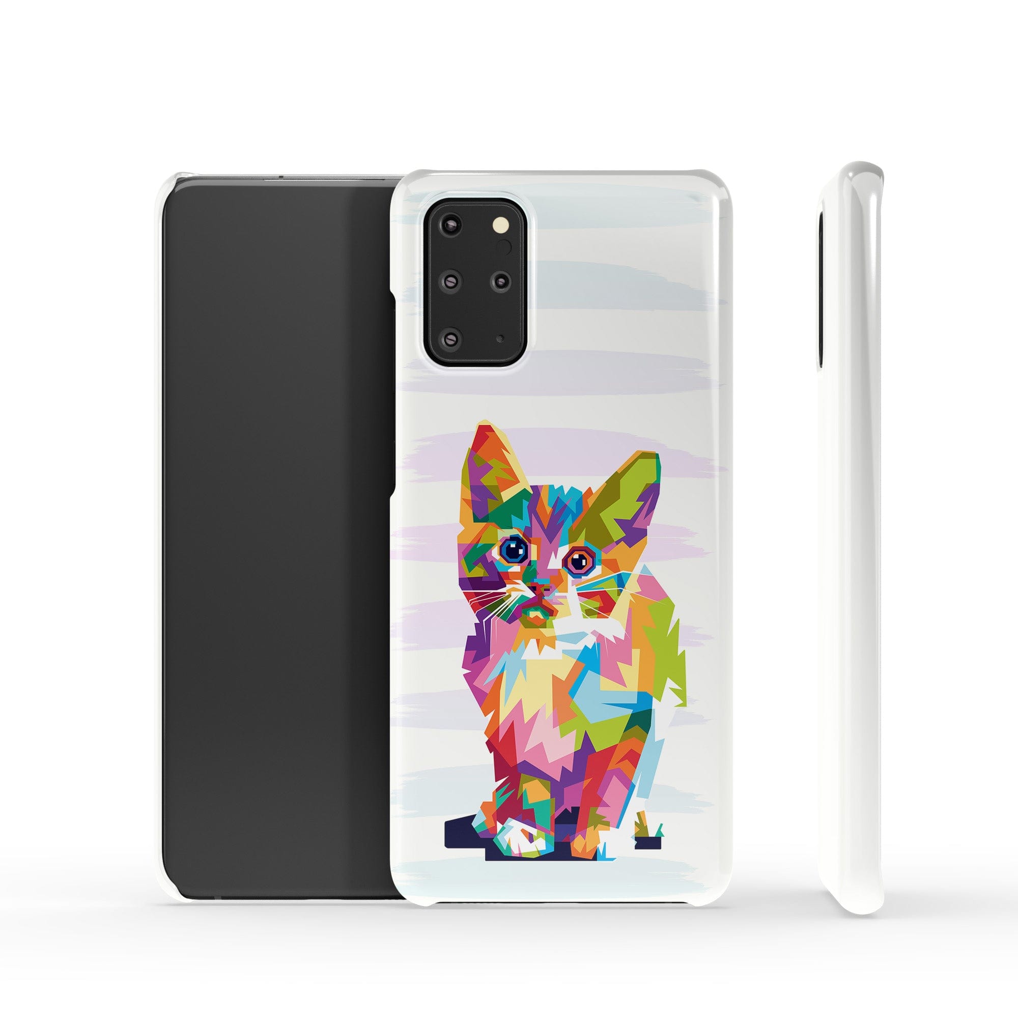 Fractal Canvas | Abstract Cat Samsung Case