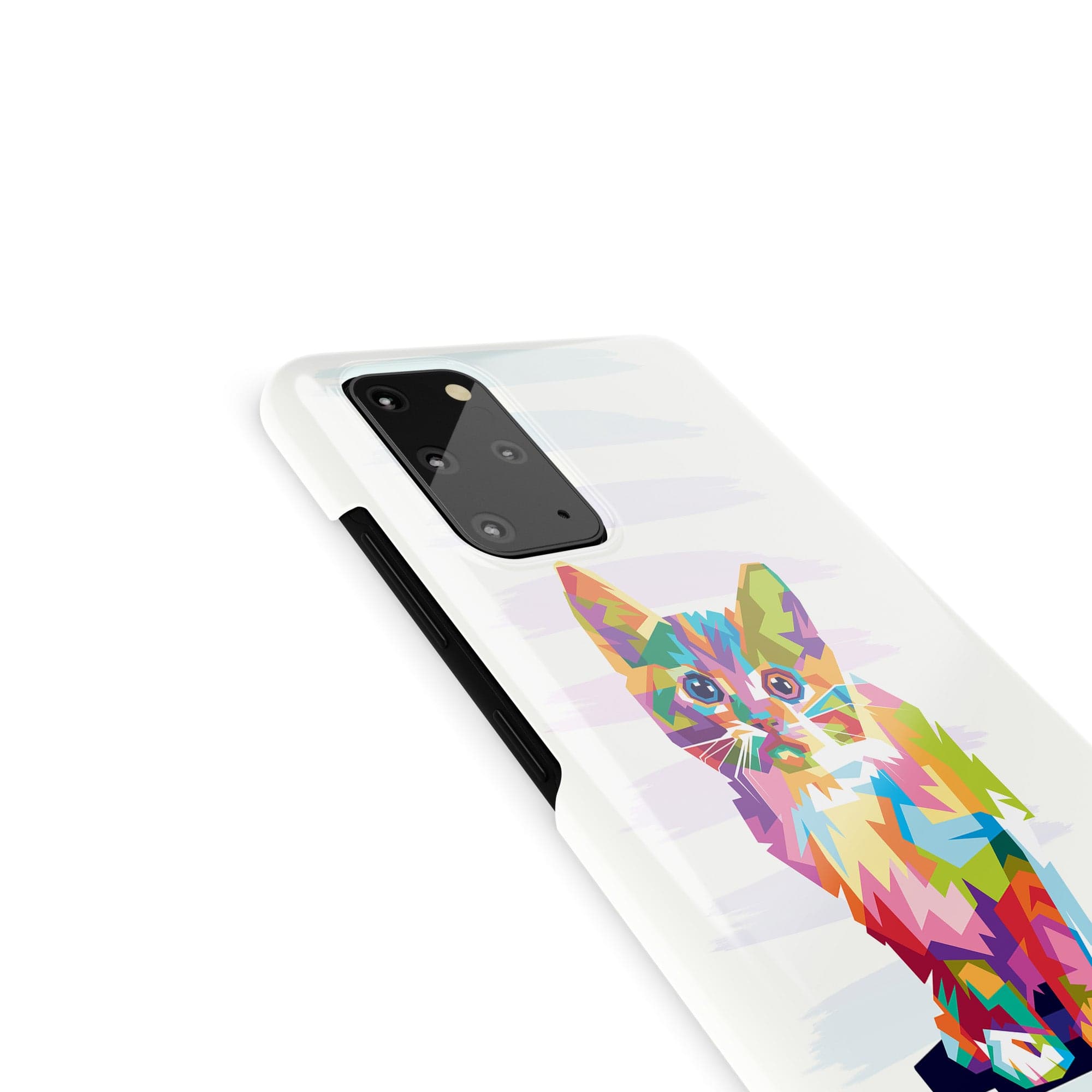 Fractal Canvas | Abstract Cat Samsung Case