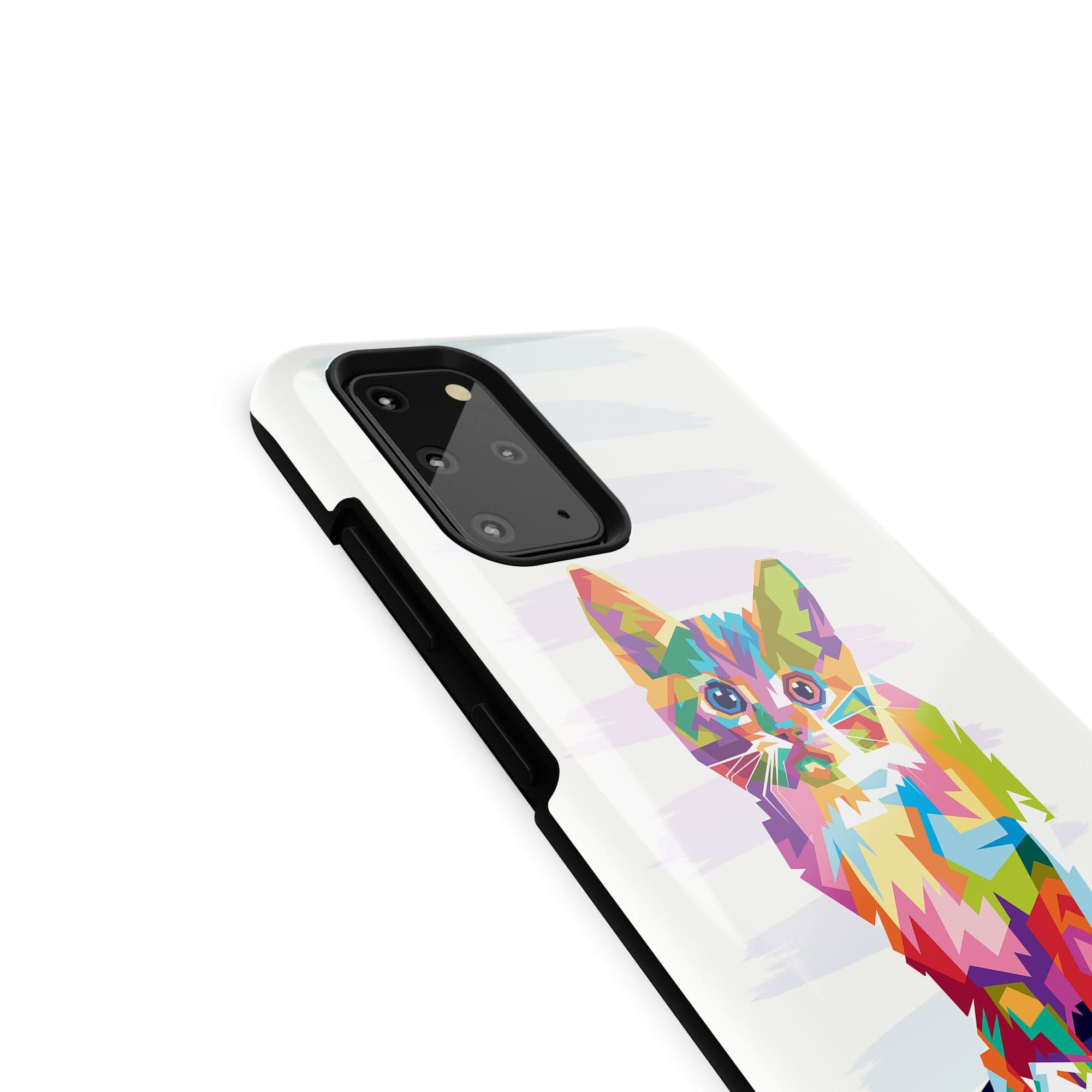 Fractal Canvas | Abstract Cat Samsung Case