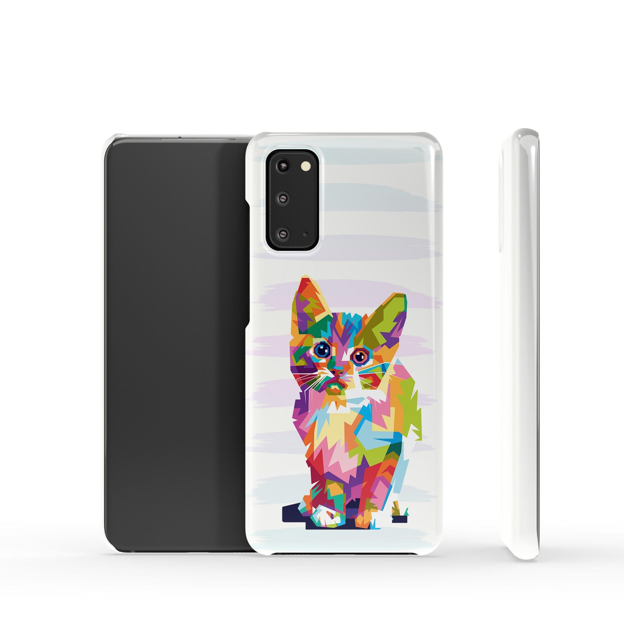 Fractal Canvas | Abstract Cat Samsung Case