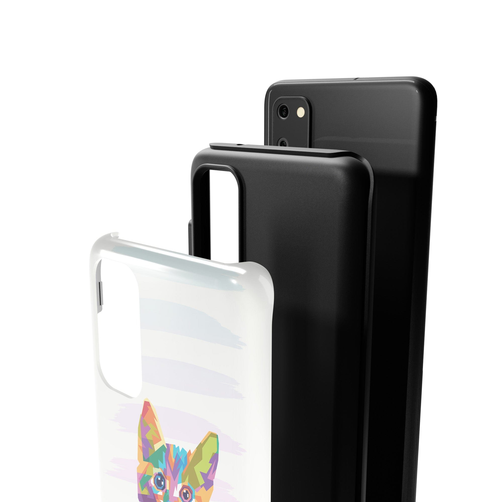 Fractal Canvas | Abstract Cat Samsung Case