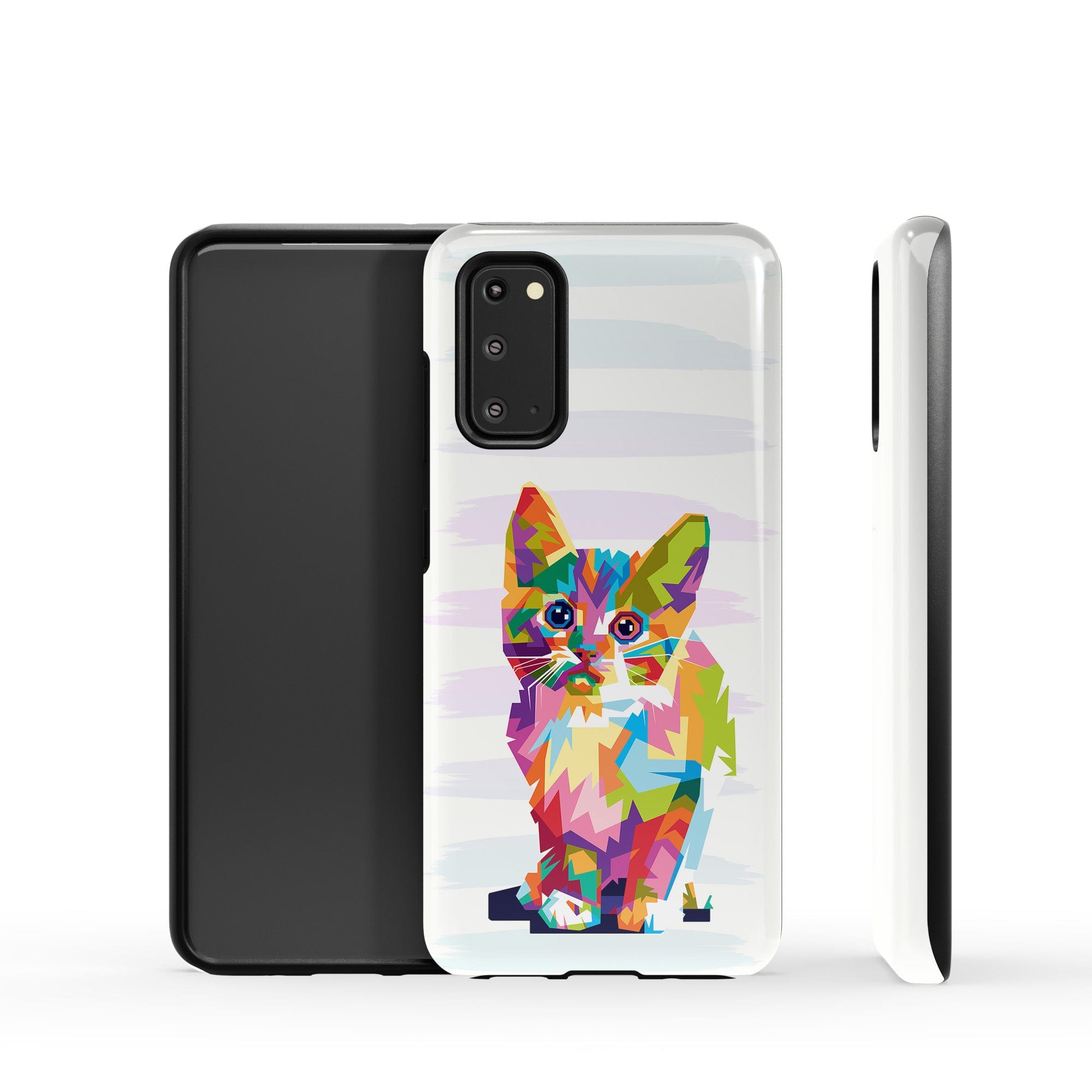 Fractal Canvas | Abstract Cat Samsung Case