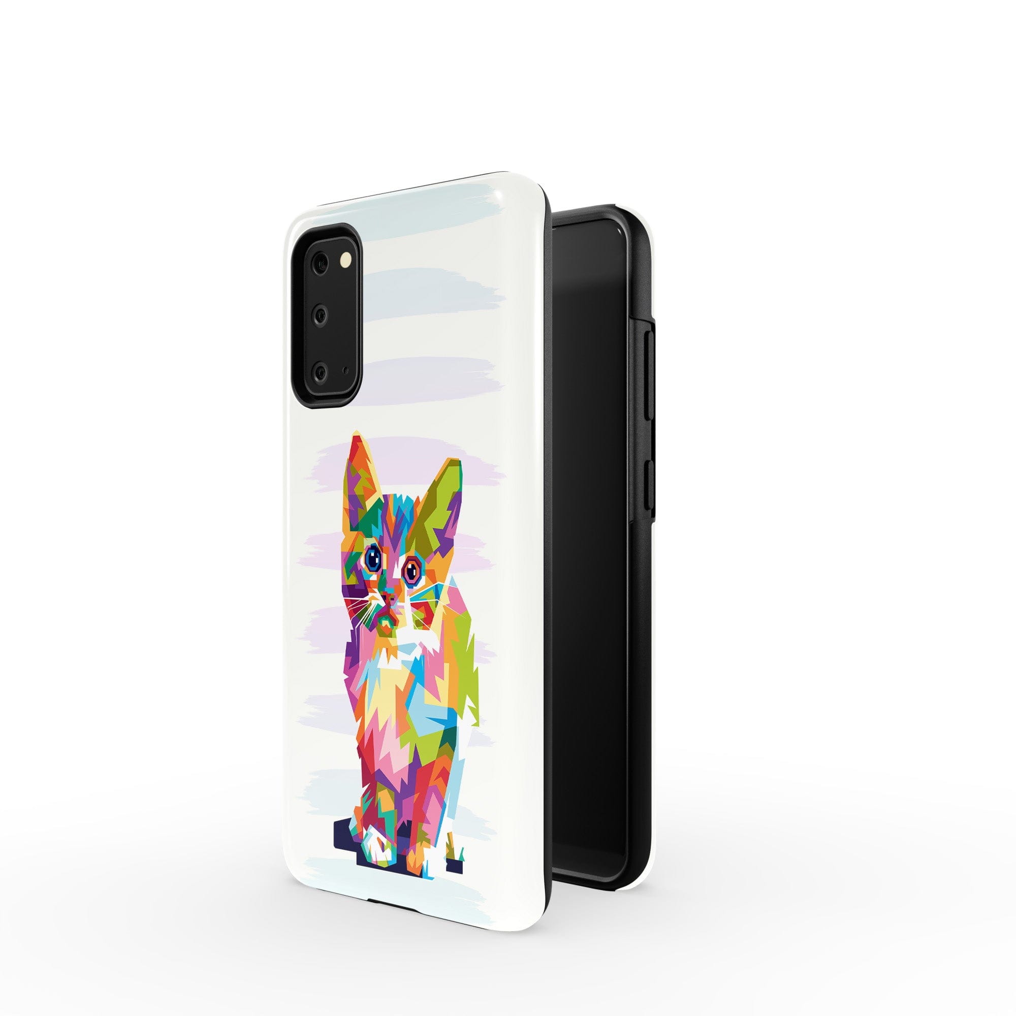 Fractal Canvas | Abstract Cat Samsung Case