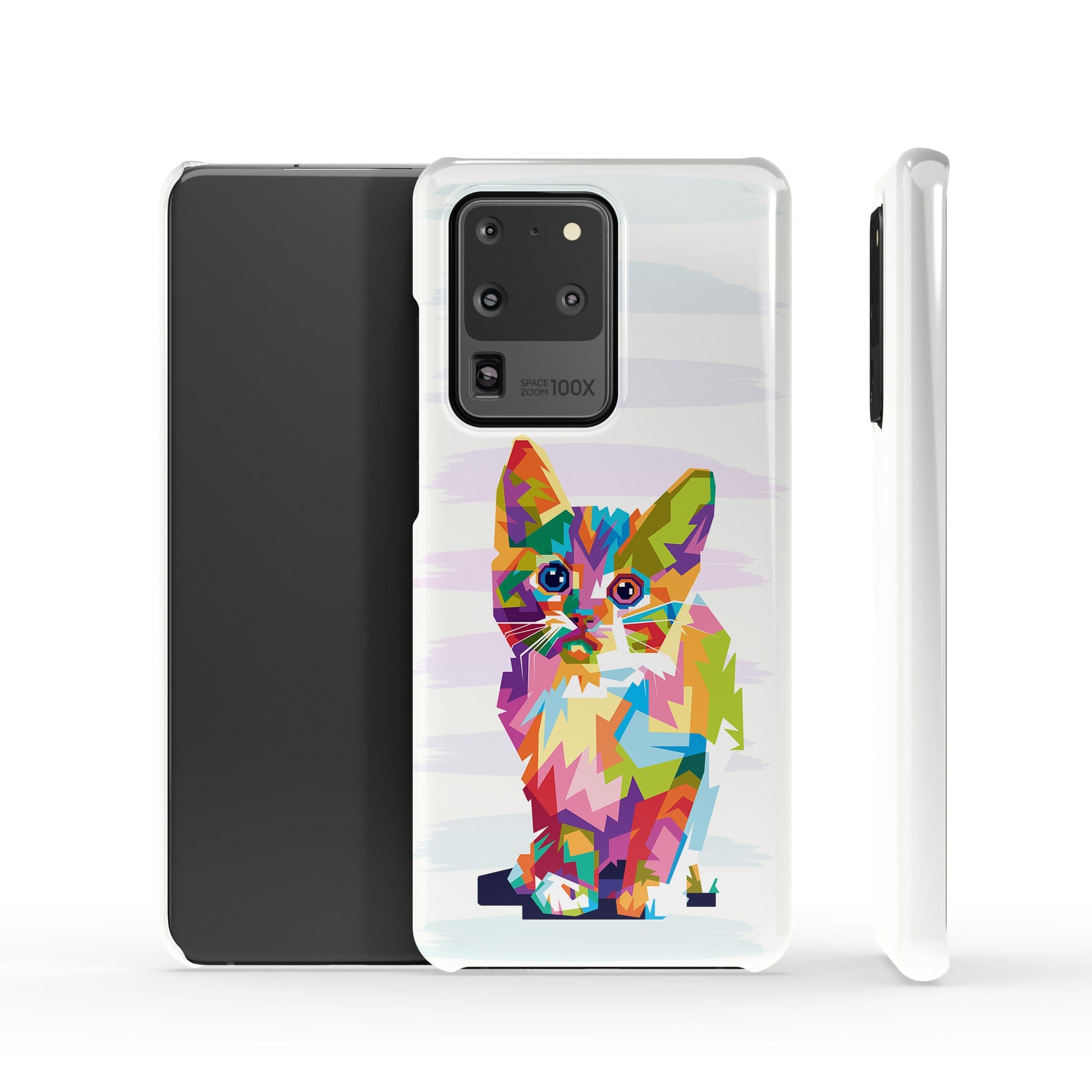 Fractal Canvas | Abstract Cat Samsung Case