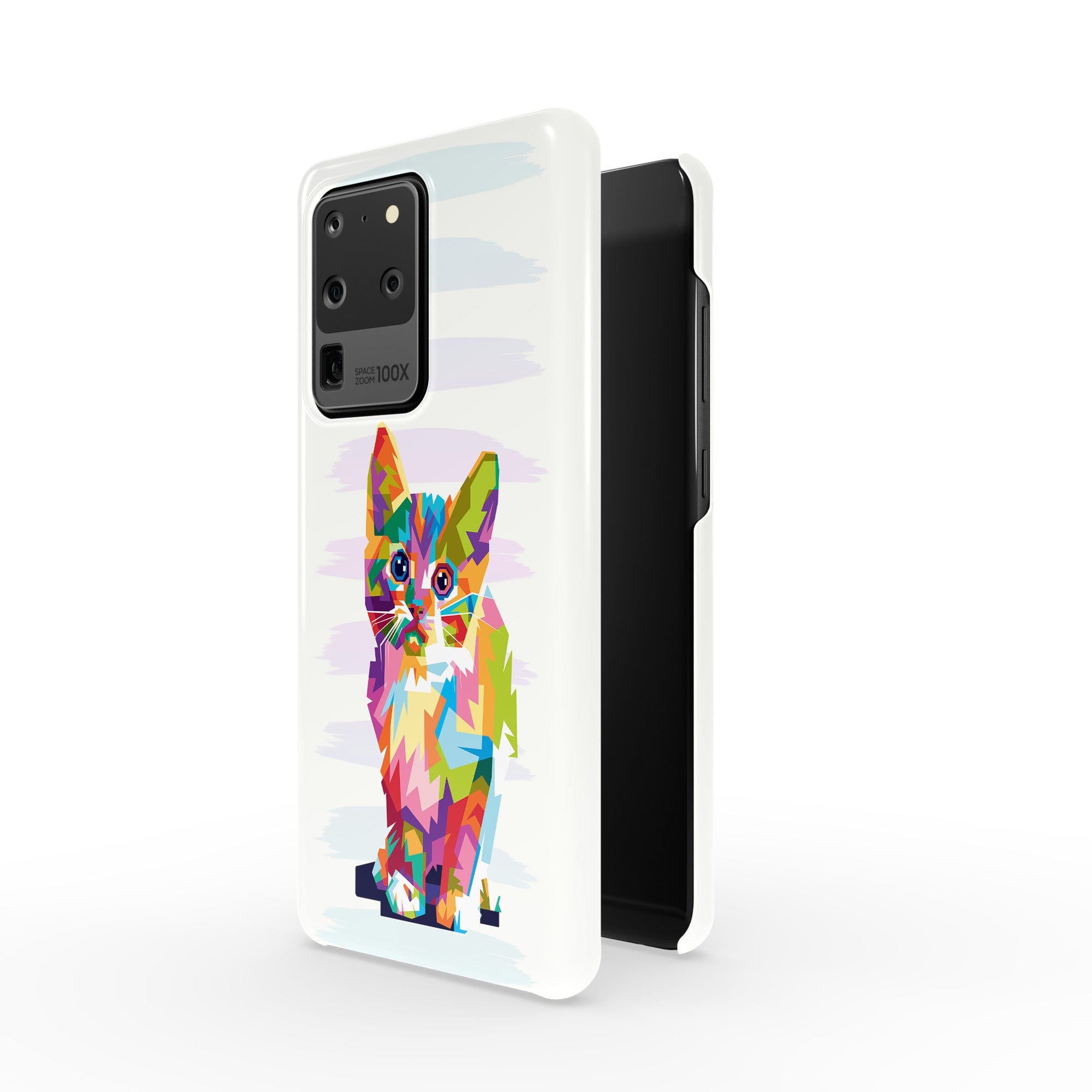 Fractal Canvas | Abstract Cat Samsung Case