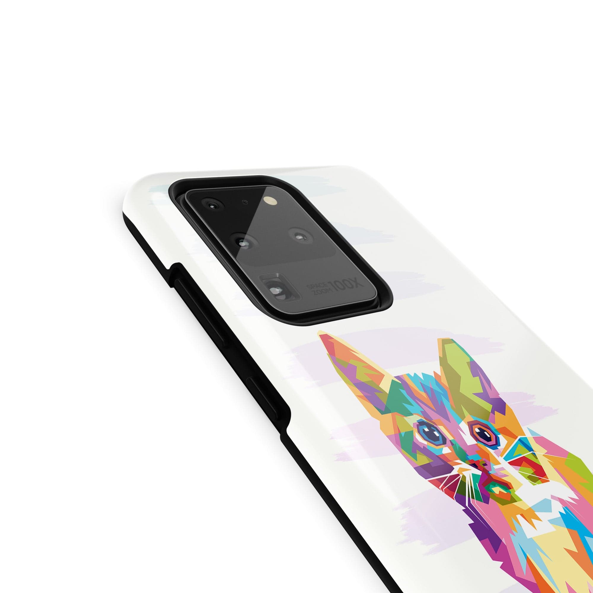 Fractal Canvas | Abstract Cat Samsung Case