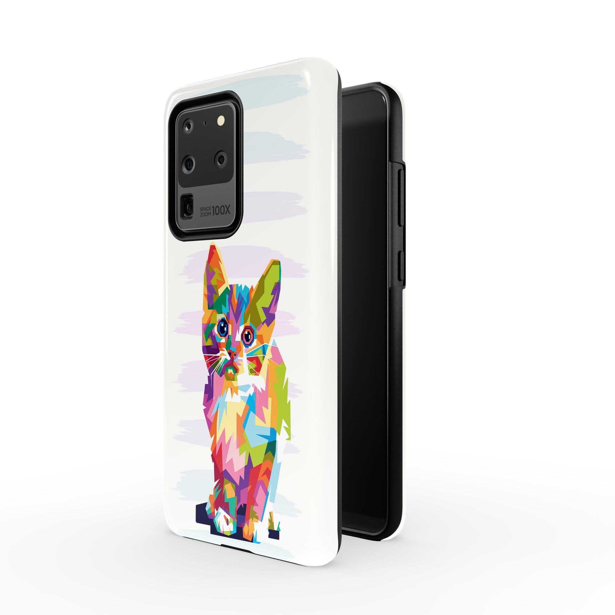 Fractal Canvas | Abstract Cat Samsung Case