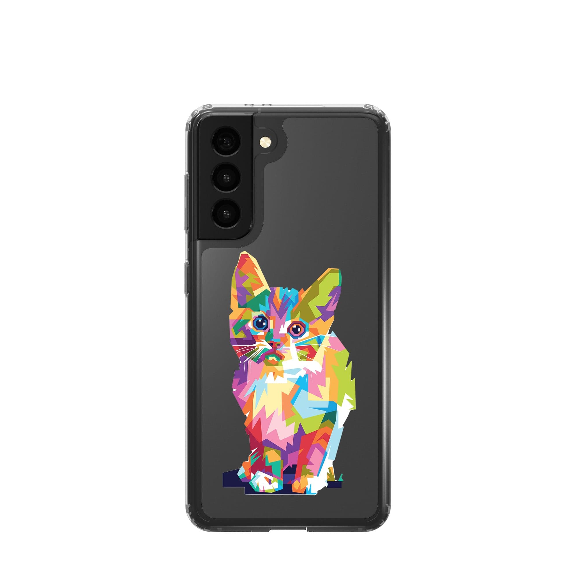 Fractal Canvas | Abstract Cat Samsung Case