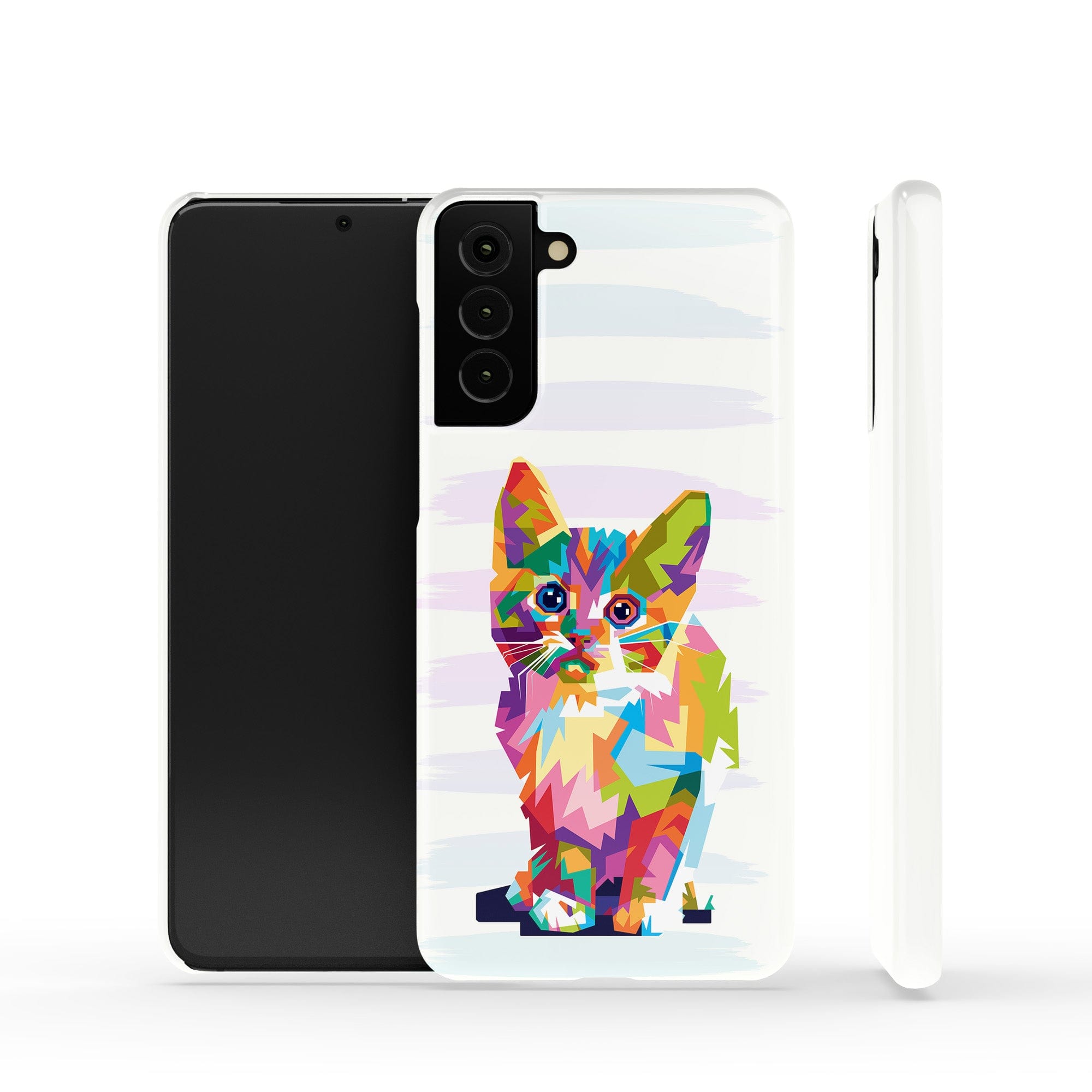 Fractal Canvas | Abstract Cat Samsung Case