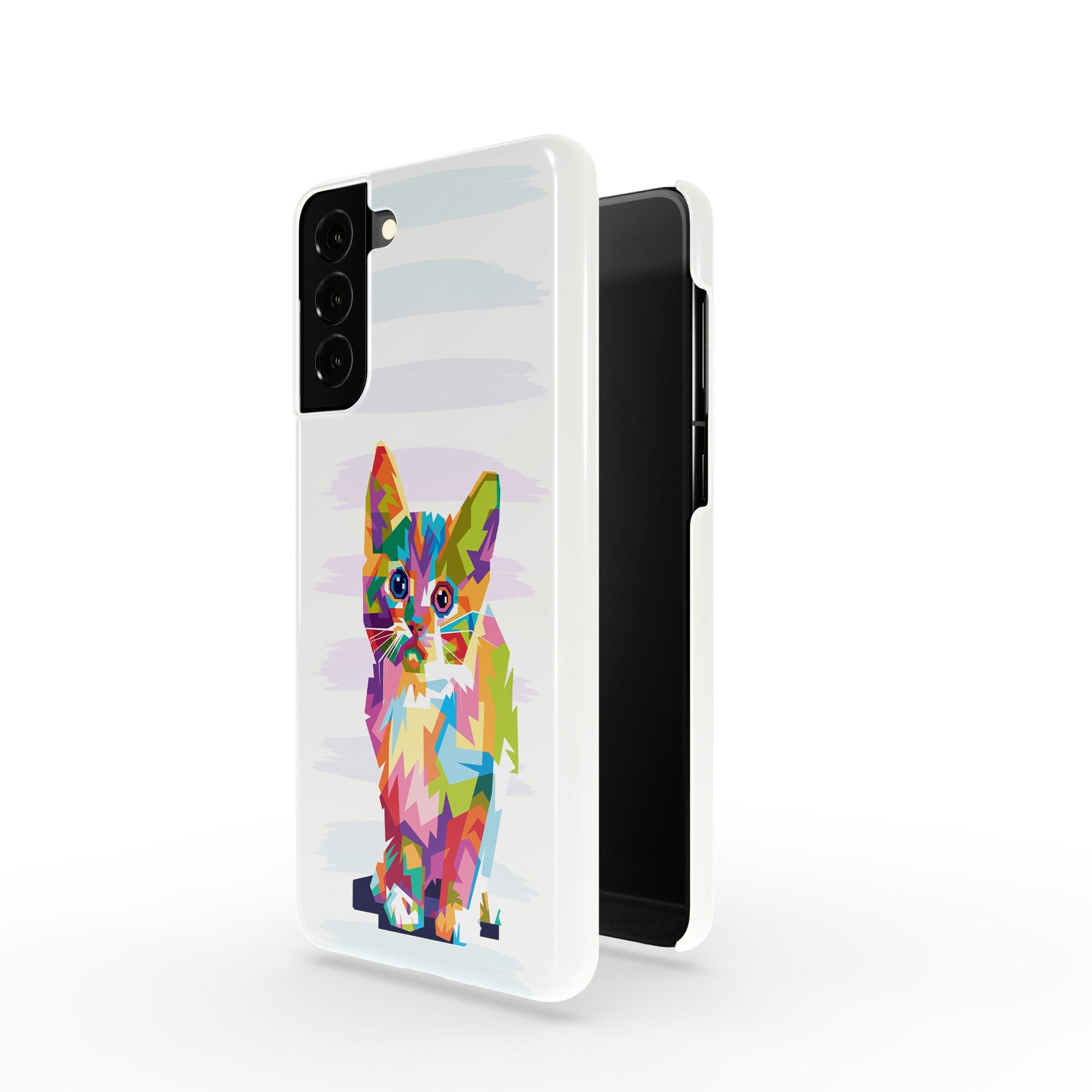 Fractal Canvas | Abstract Cat Samsung Case