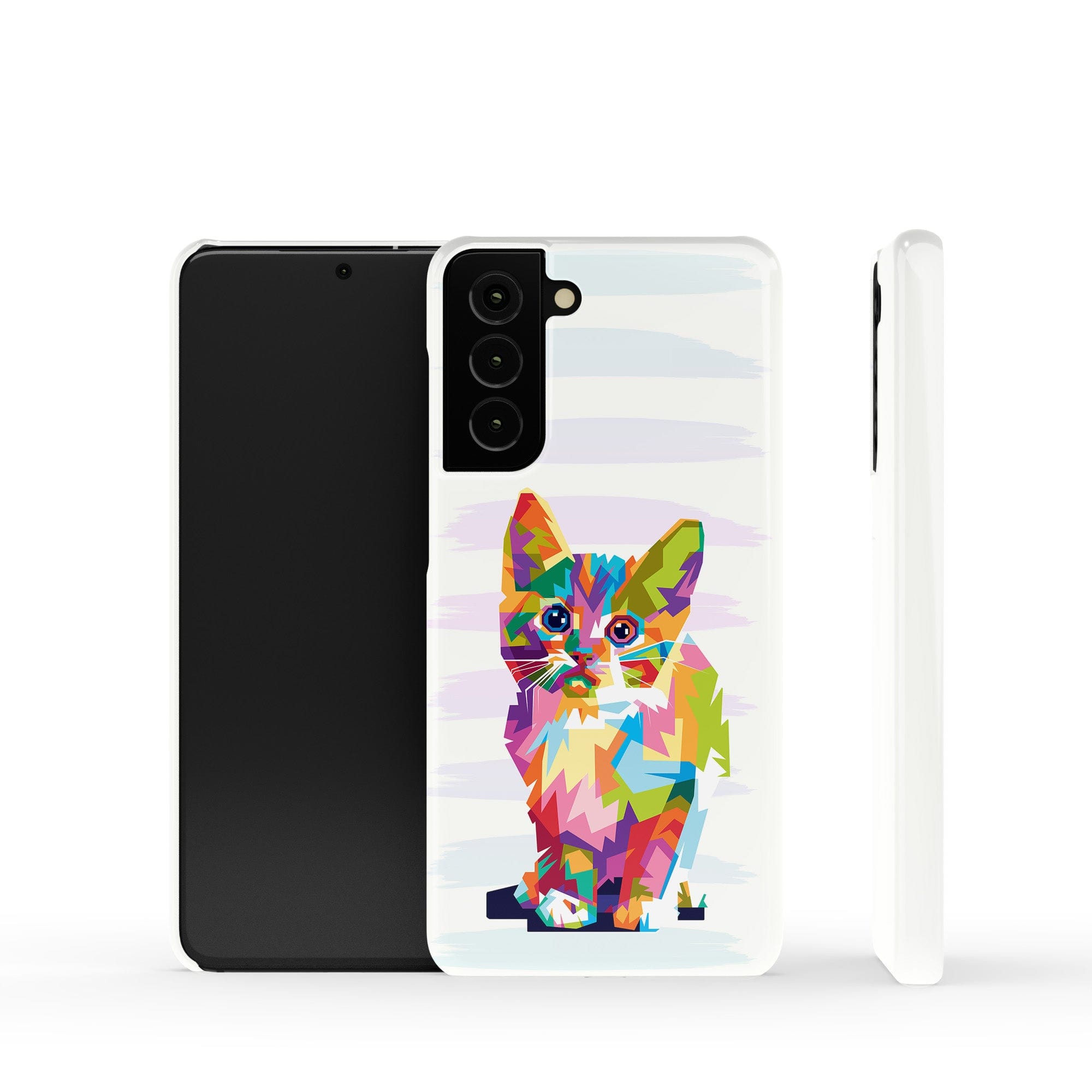 Fractal Canvas | Abstract Cat Samsung Case