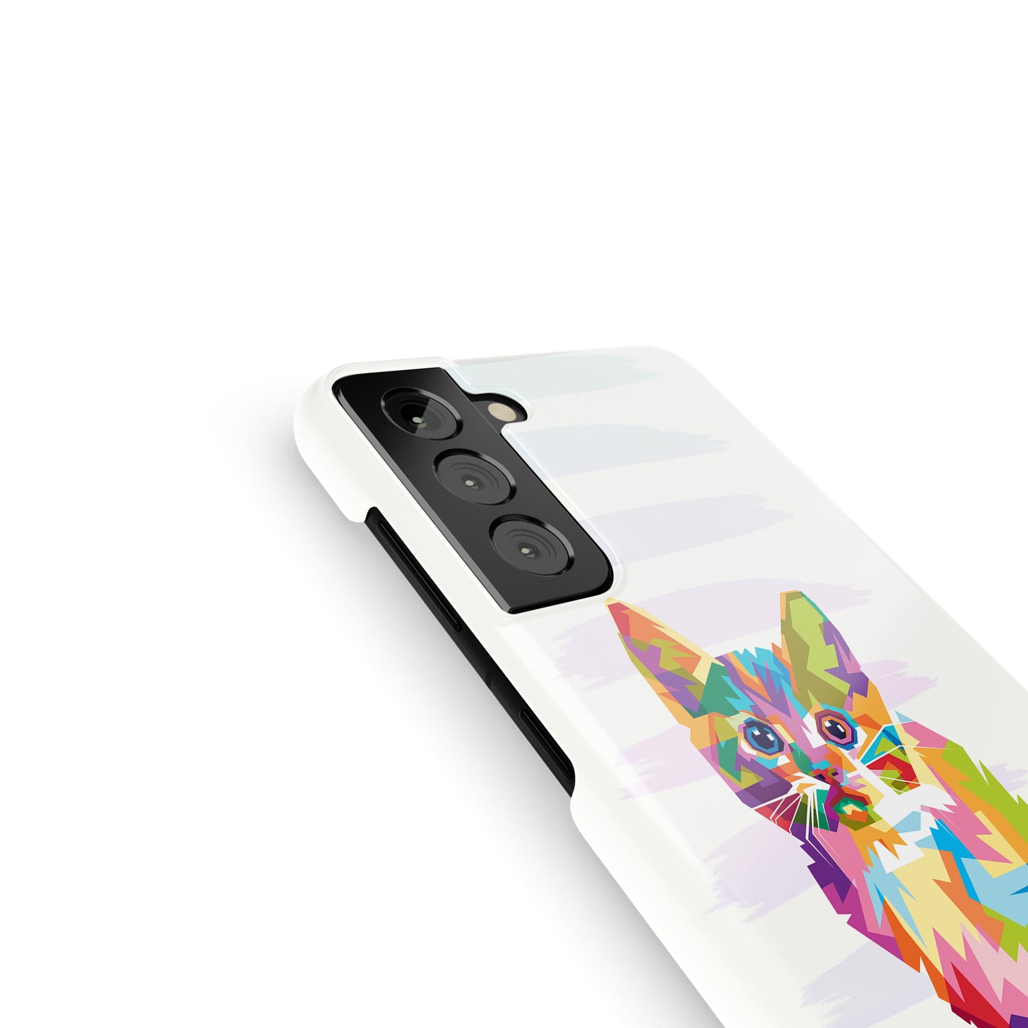 Fractal Canvas | Abstract Cat Samsung Case