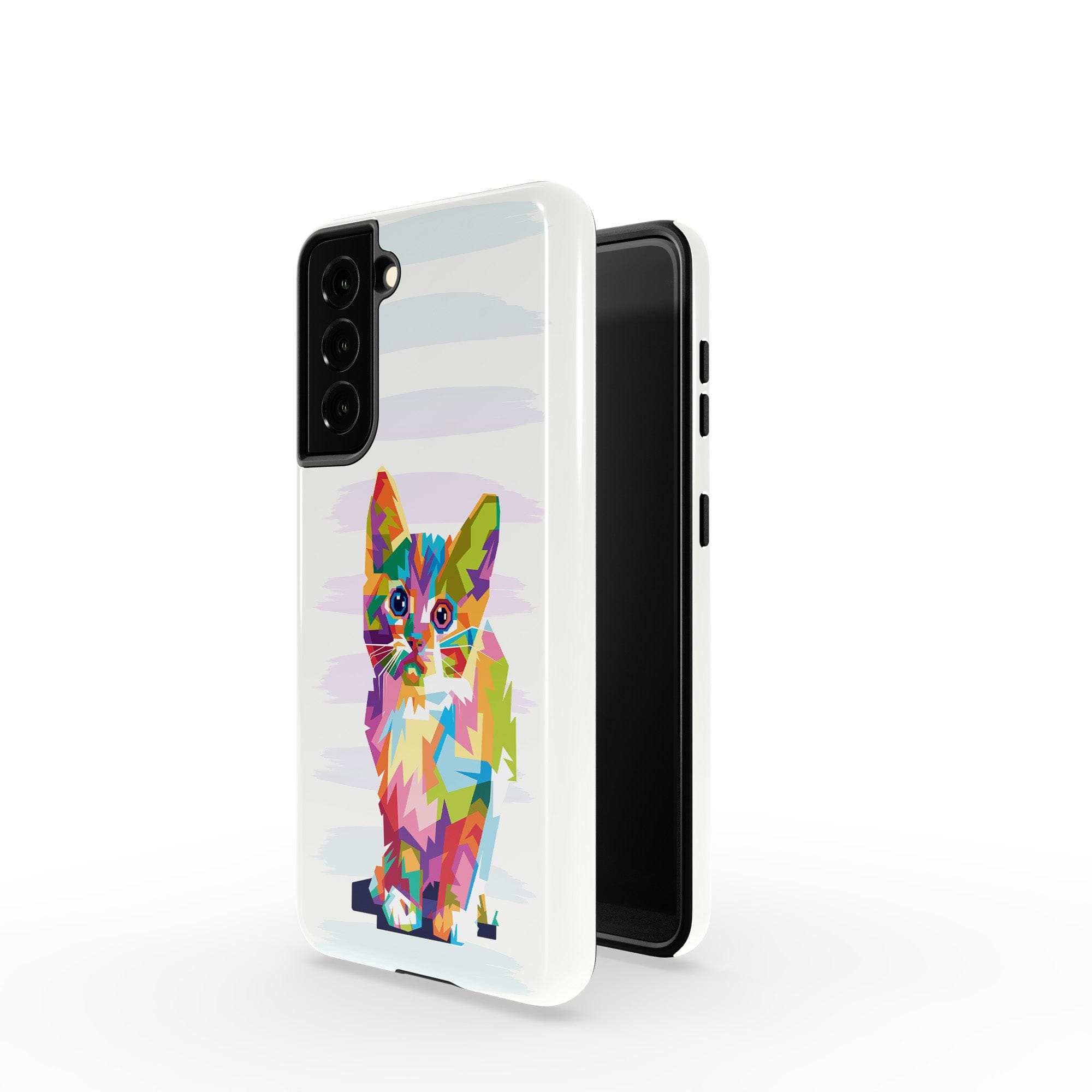 Fractal Canvas | Abstract Cat Samsung Case