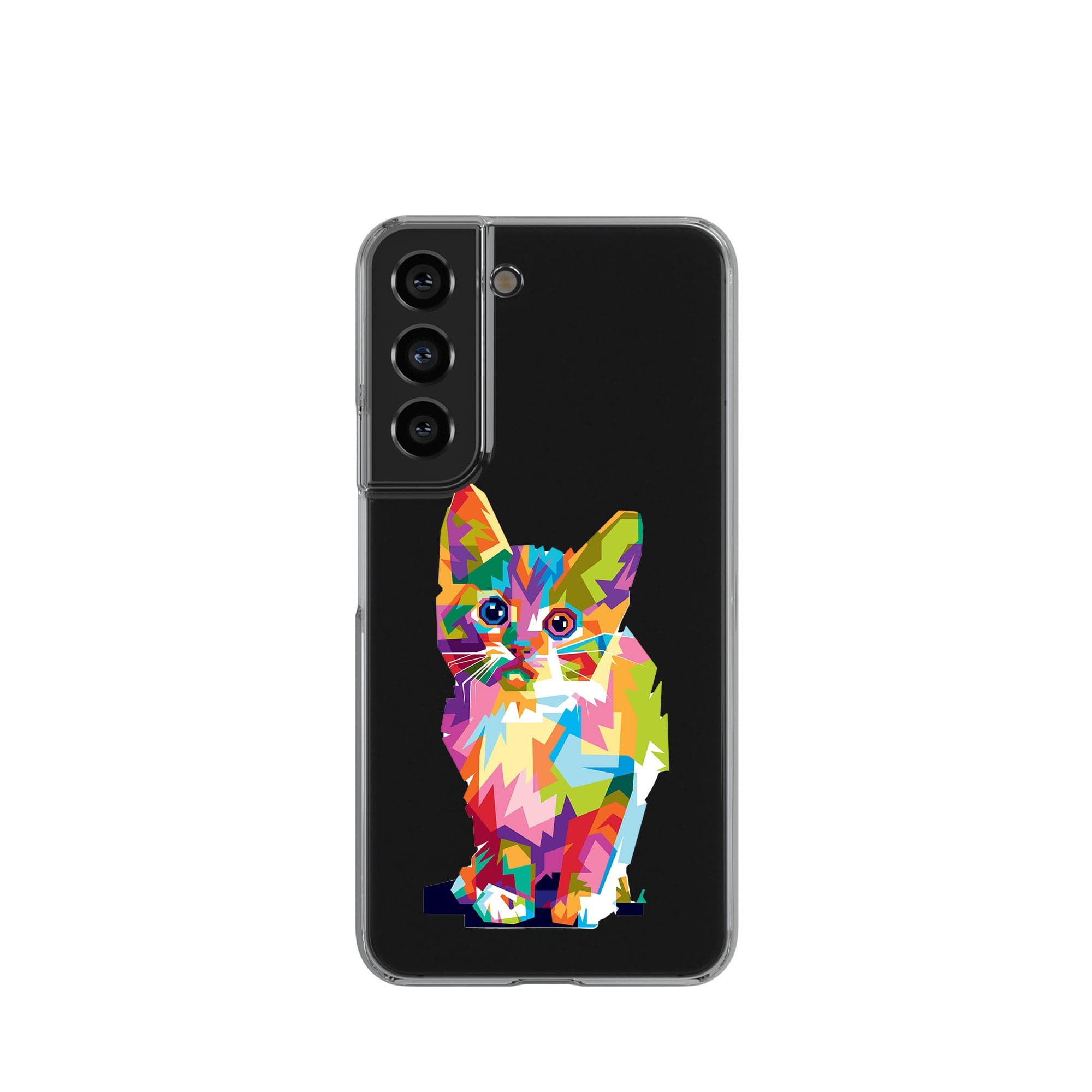 Fractal Canvas | Abstract Cat Samsung Case