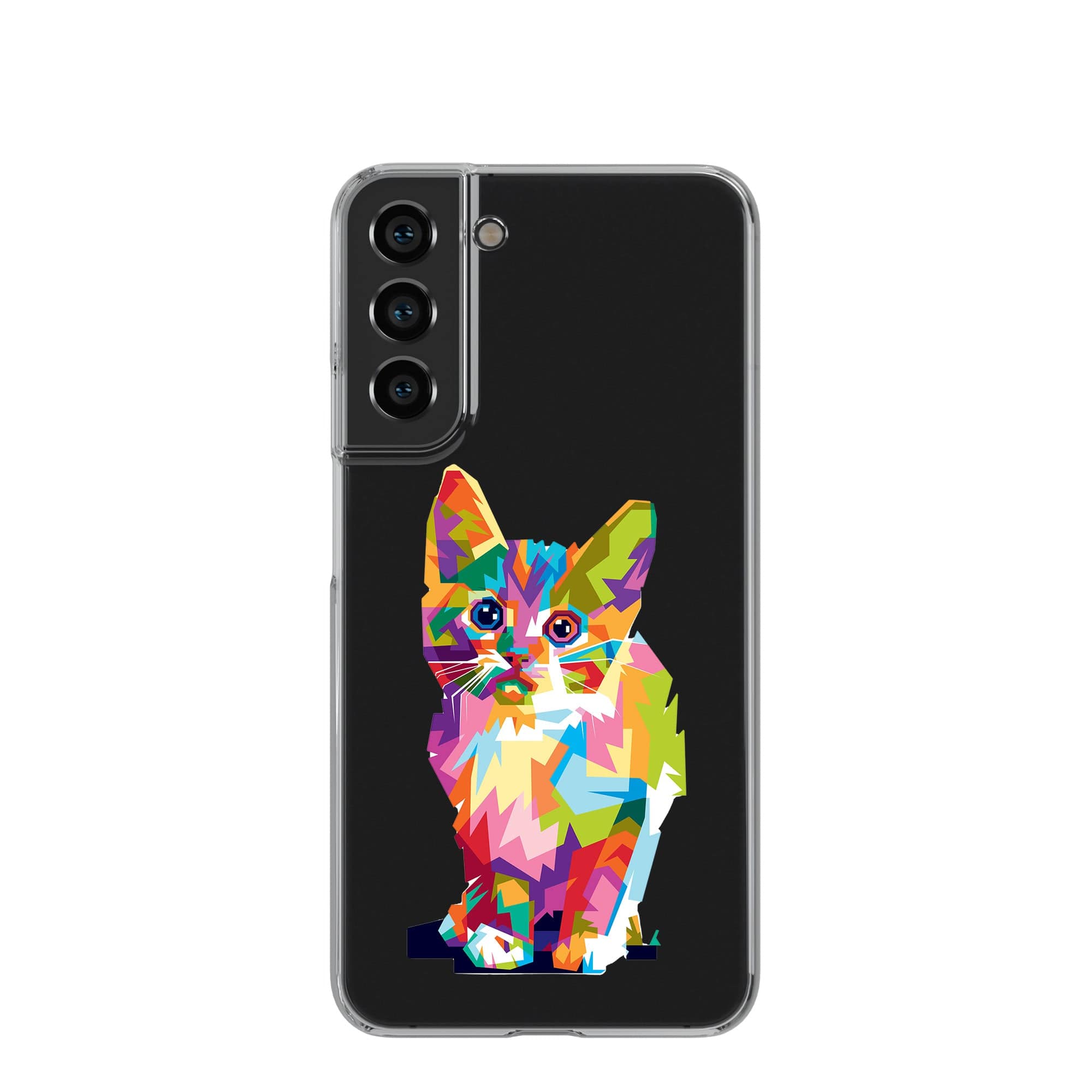 Fractal Canvas | Abstract Cat Samsung Case