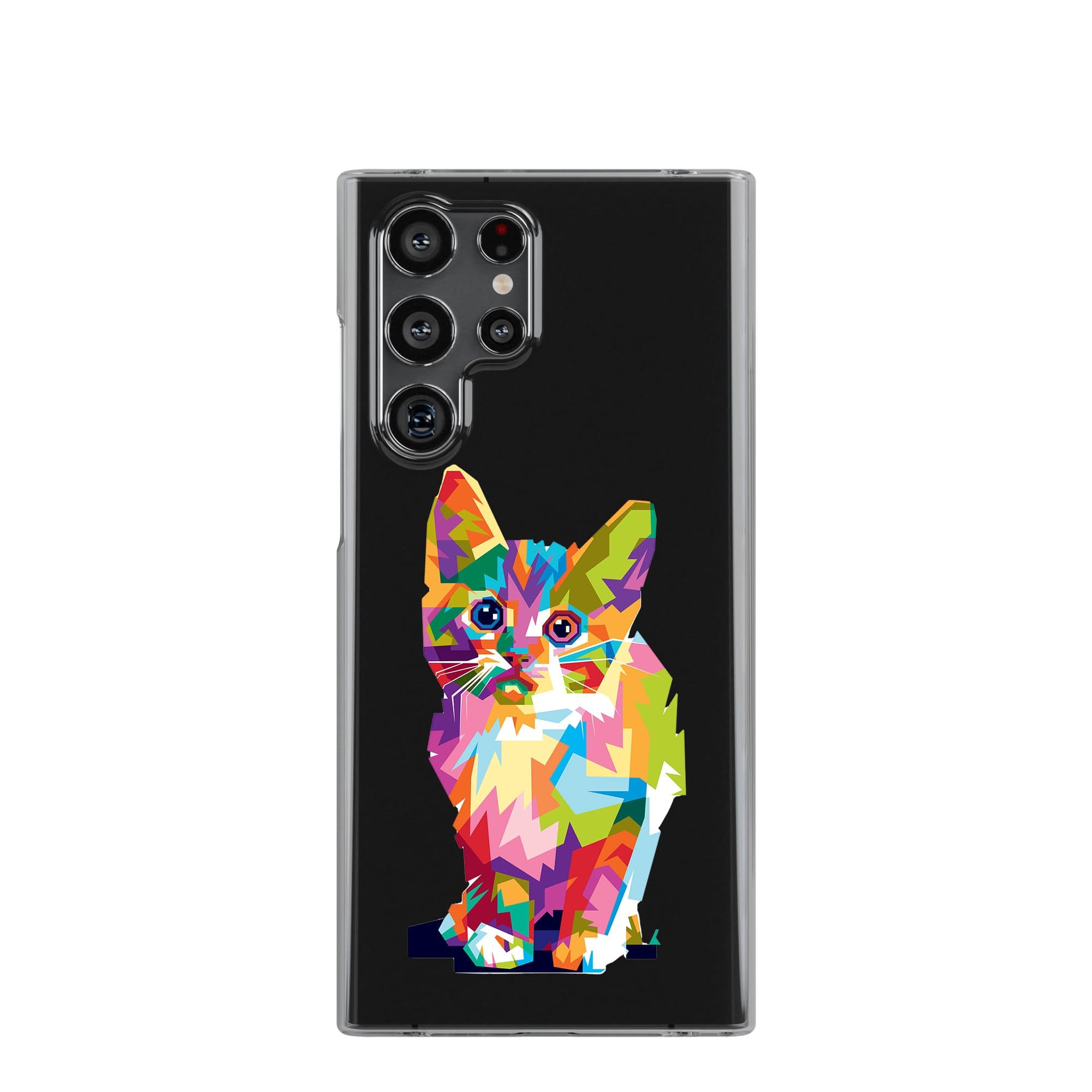 Fractal Canvas | Abstract Cat Samsung Case