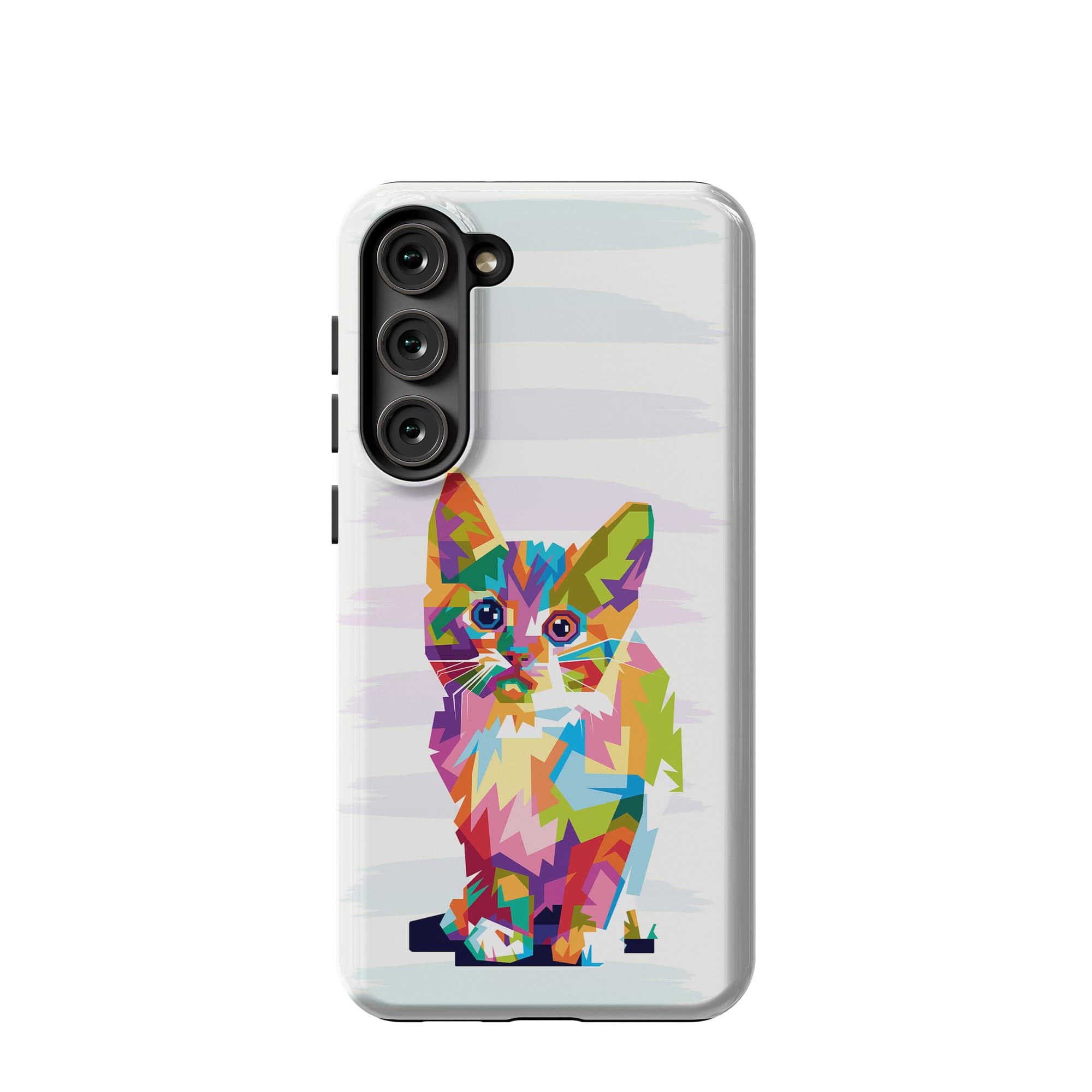 Fractal Canvas | Abstract Cat Samsung Case